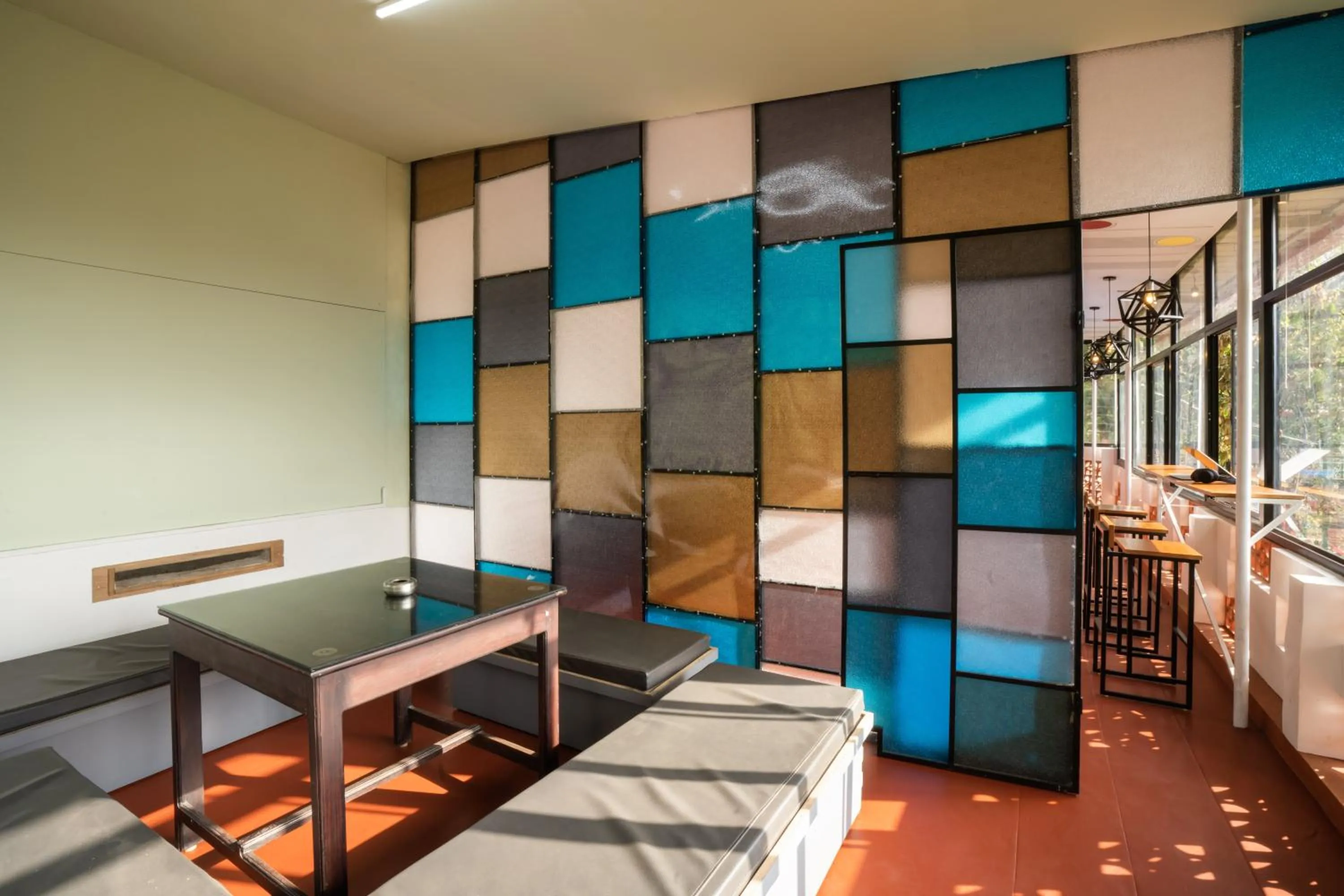 Living room in Zostel Coorg, Madikeri