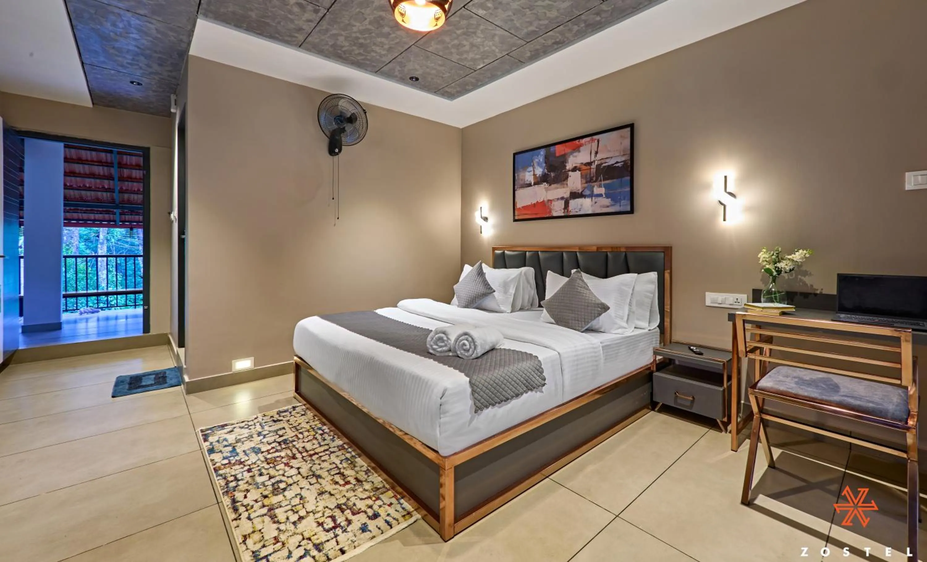 Bed in Zostel Coorg, Madikeri