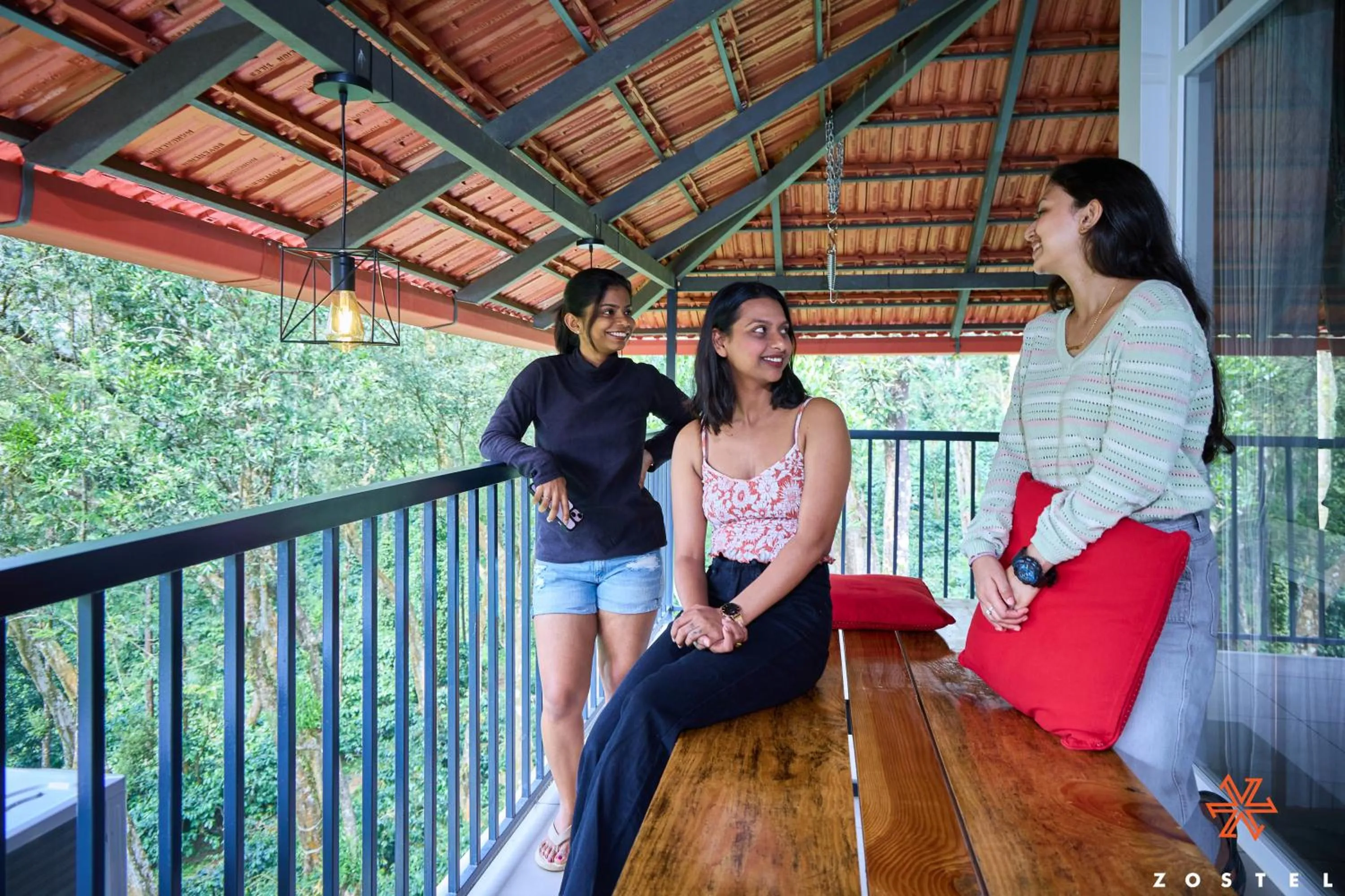 Balcony/Terrace in Zostel Coorg, Madikeri