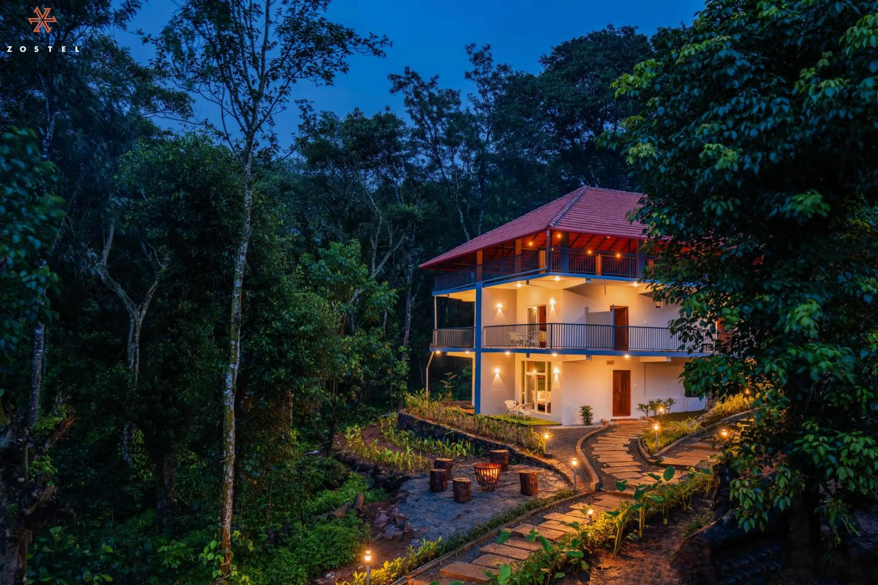 Property building in Zostel Coorg, Madikeri