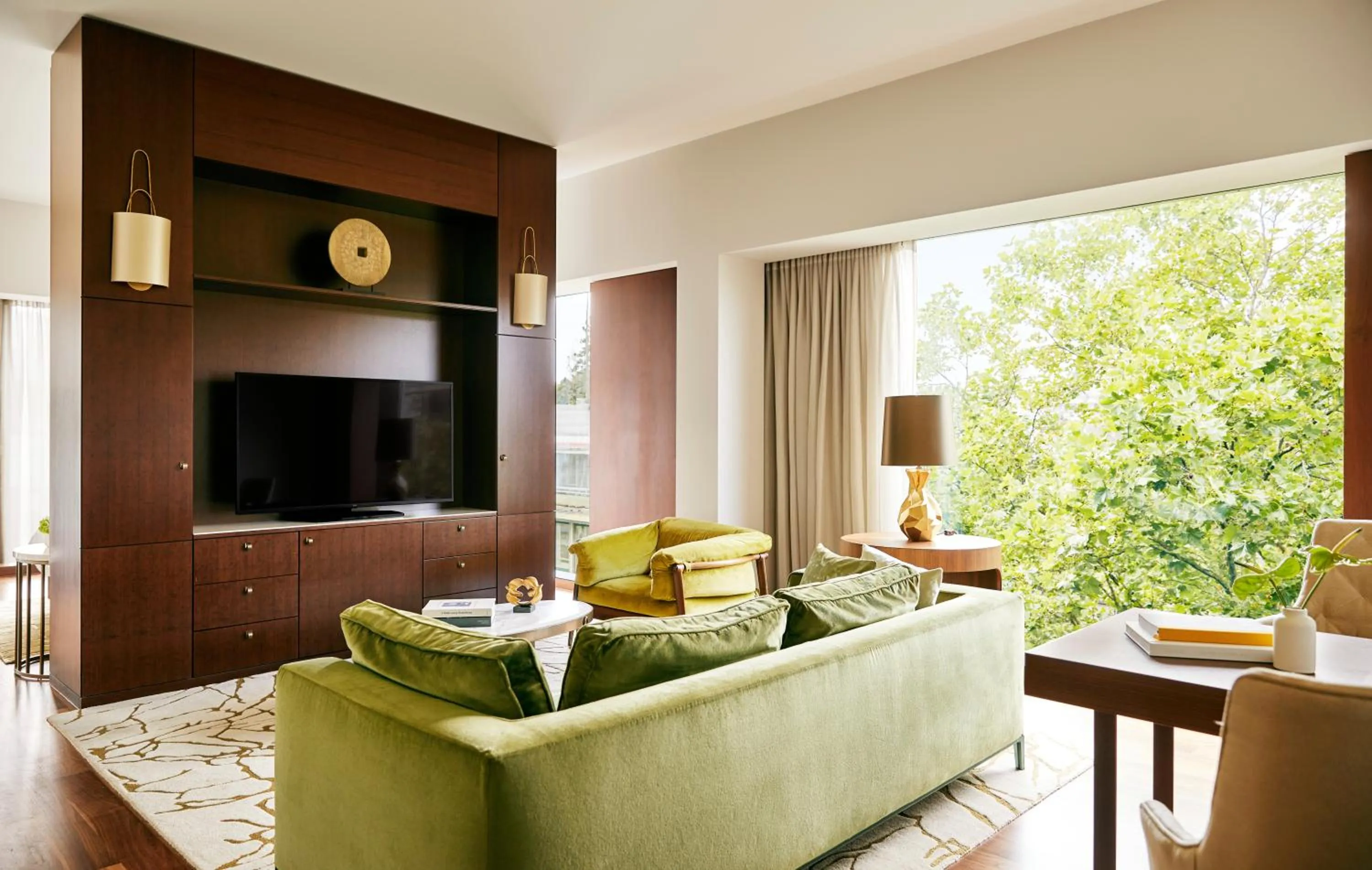 Living room in Park Hyatt Zurich – City Center Luxury