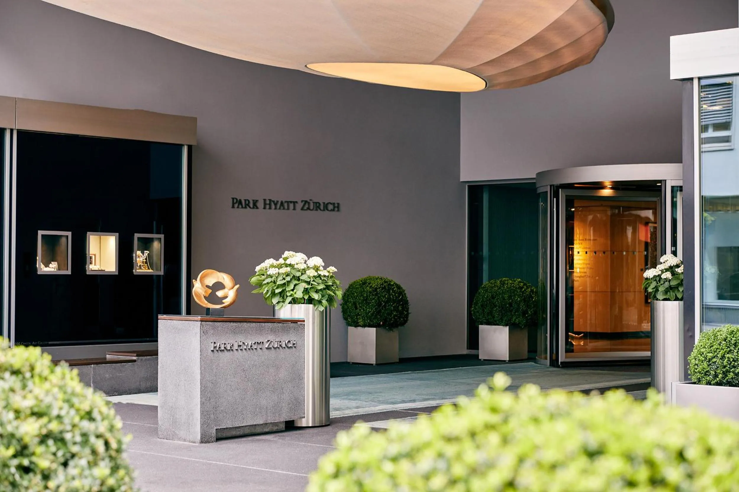 Facade/entrance in Park Hyatt Zurich – City Center Luxury