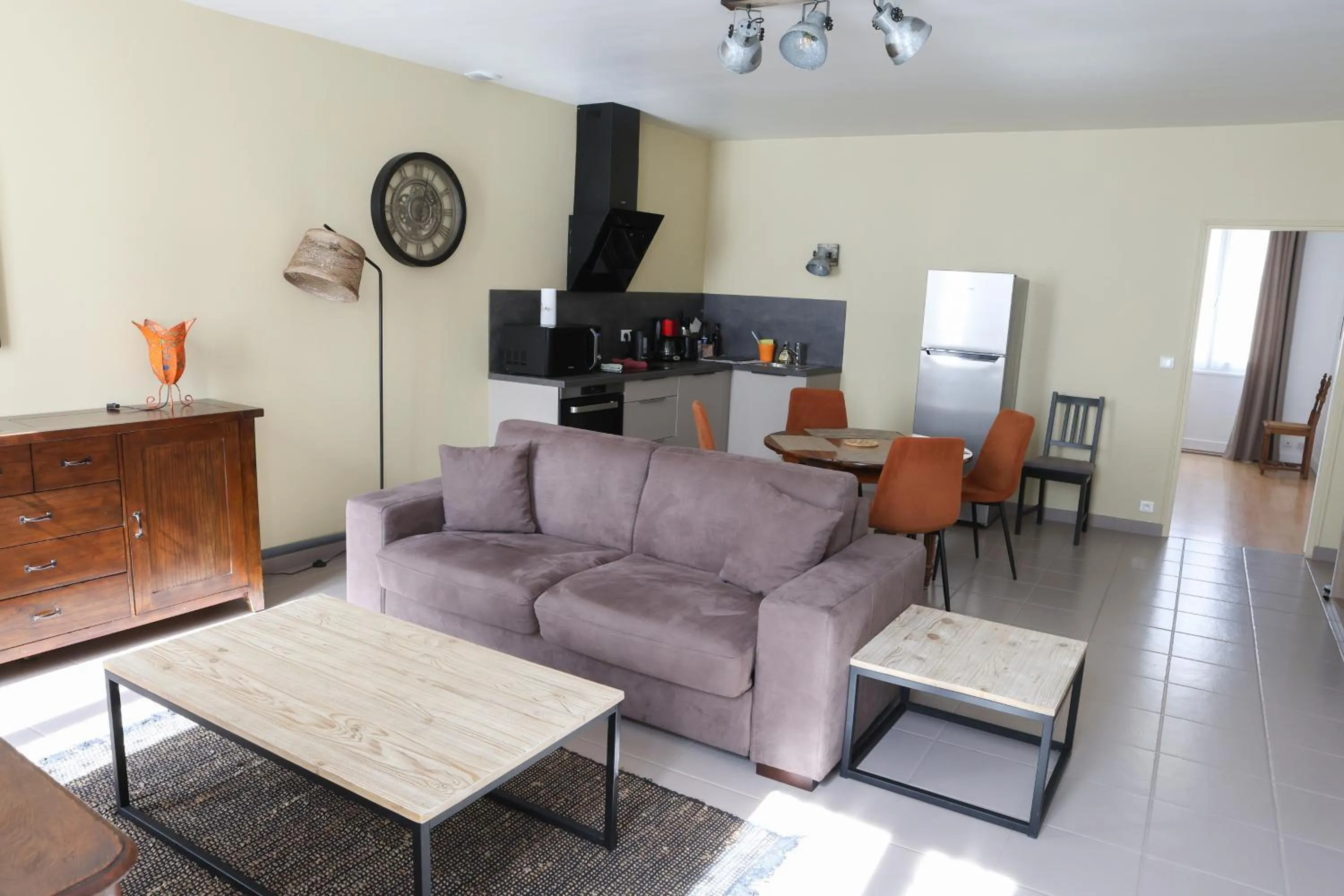 Seating area in Chablis Appart