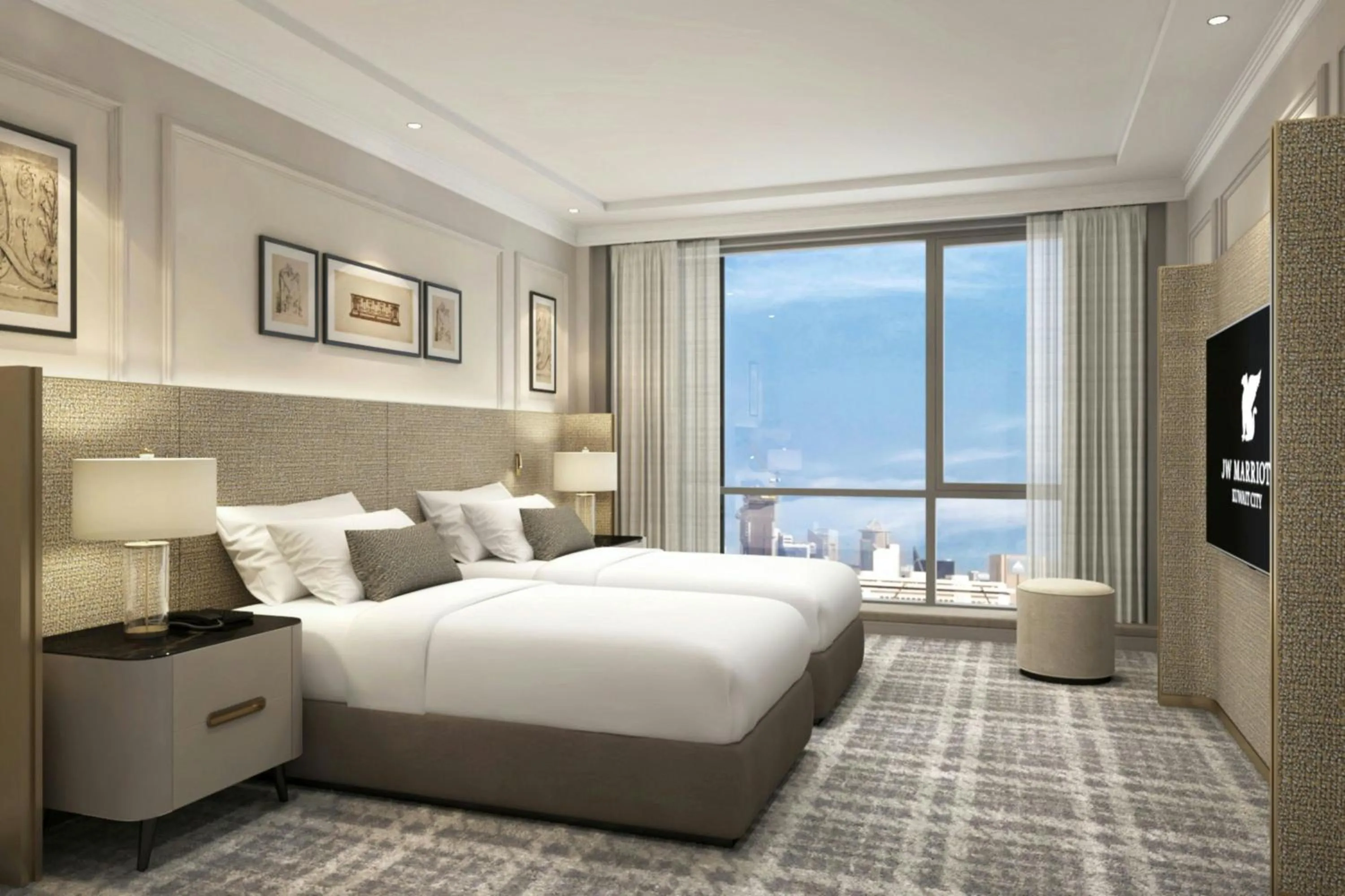 Bedroom, Bed in JW Marriott Hotel Kuwait