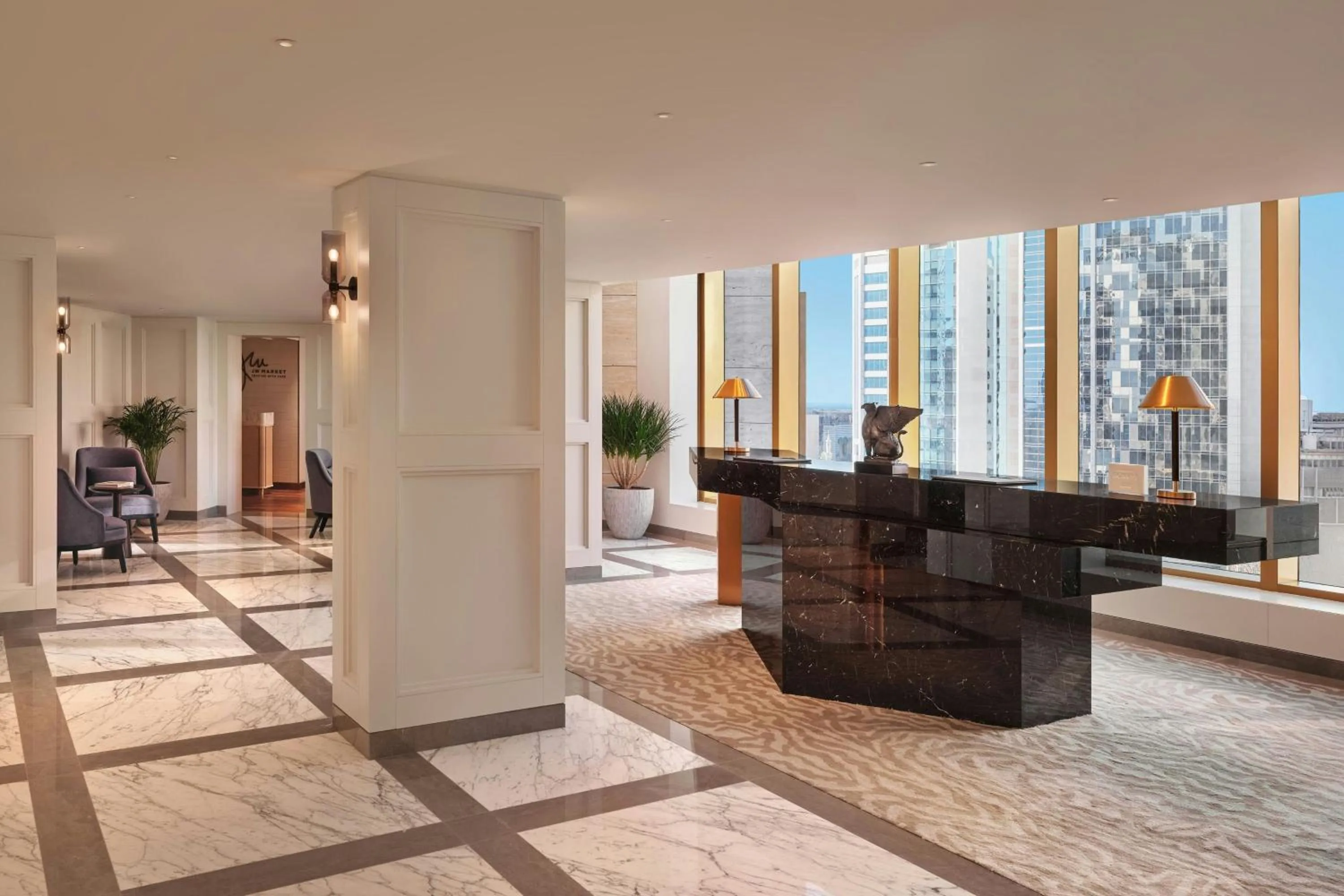 Lobby or reception in JW Marriott Hotel Kuwait