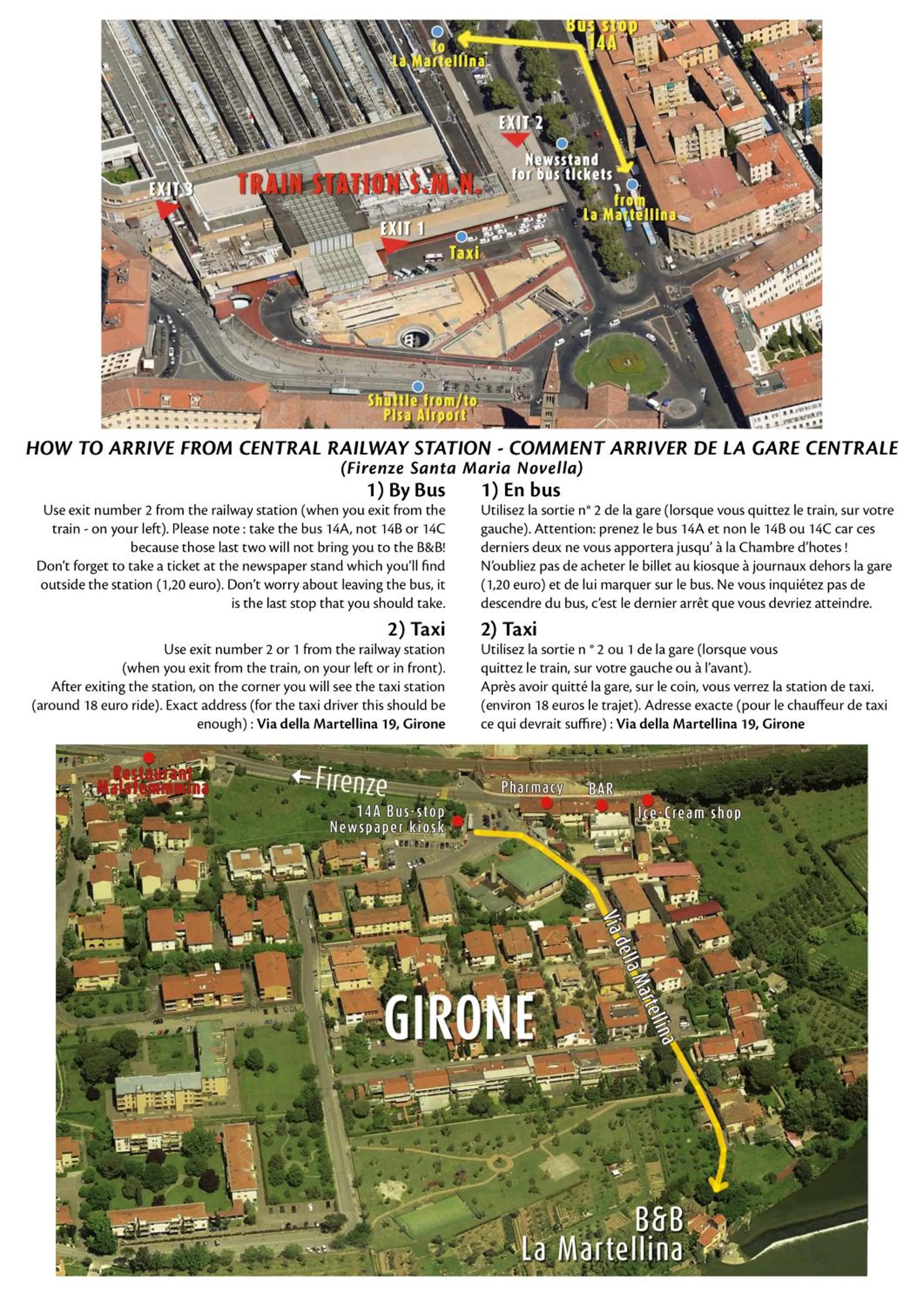 Bird's eye view in La Martellina B&B