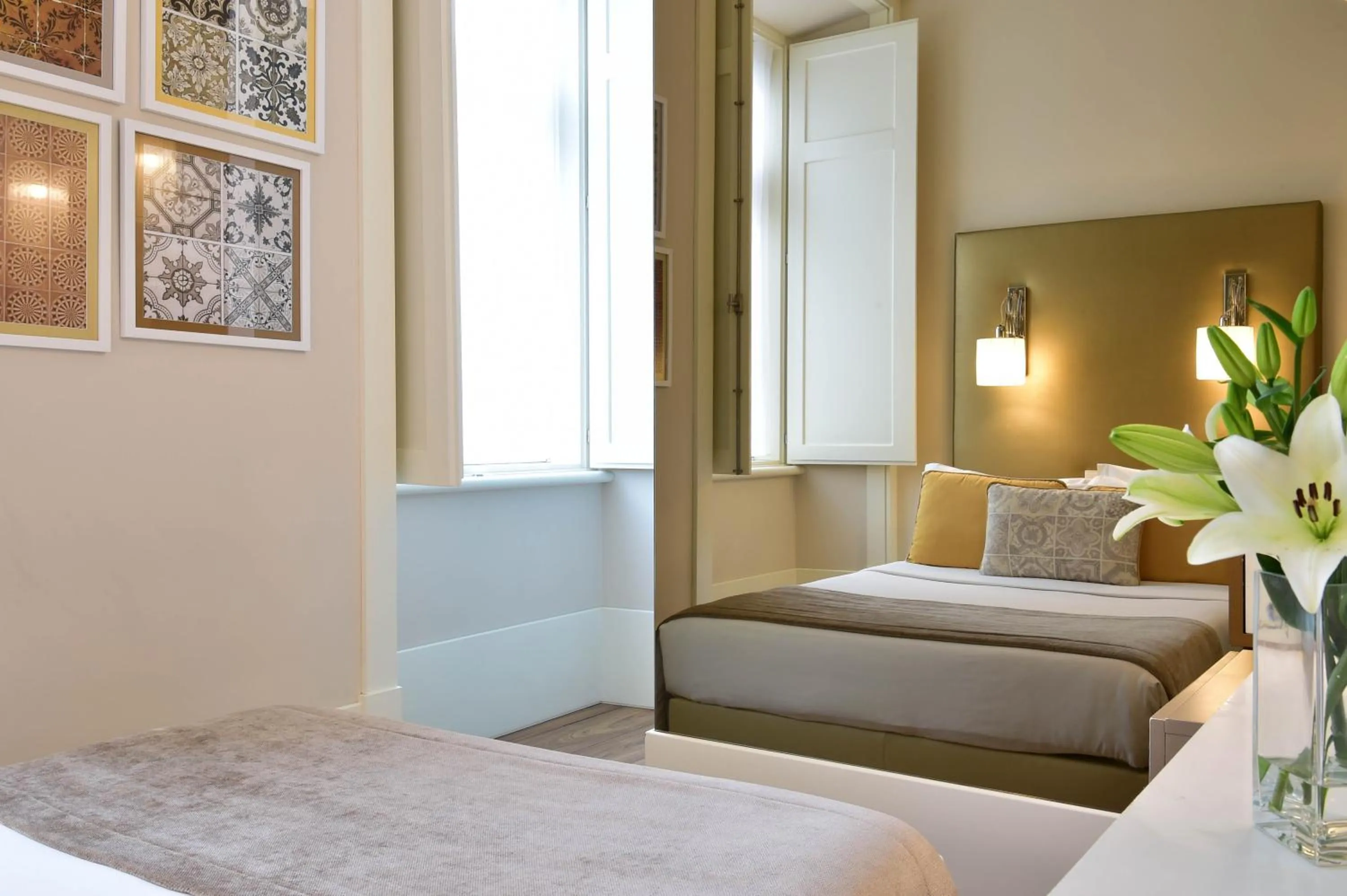 Decorative detail, Bed in My Story Hotel Ouro