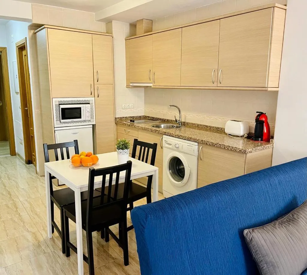 Kitchen or kitchenette in Puerta del Sol TRM only adults Aparts