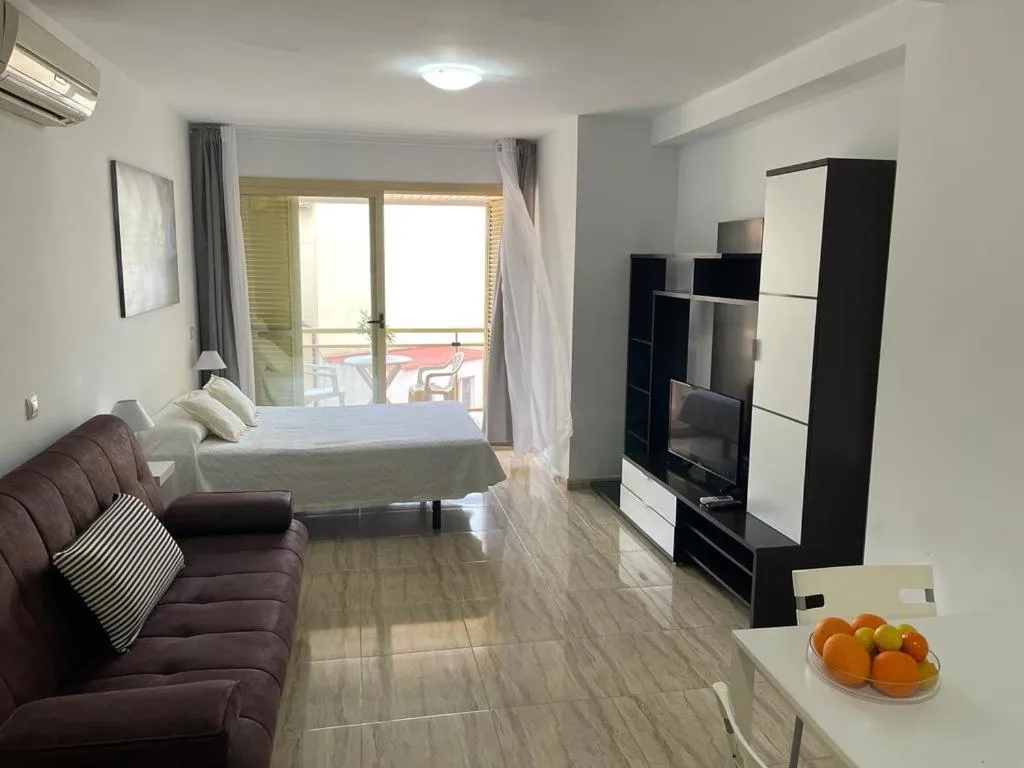 Photo of the whole room, Bed in Puerta del Sol TRM only adults Aparts