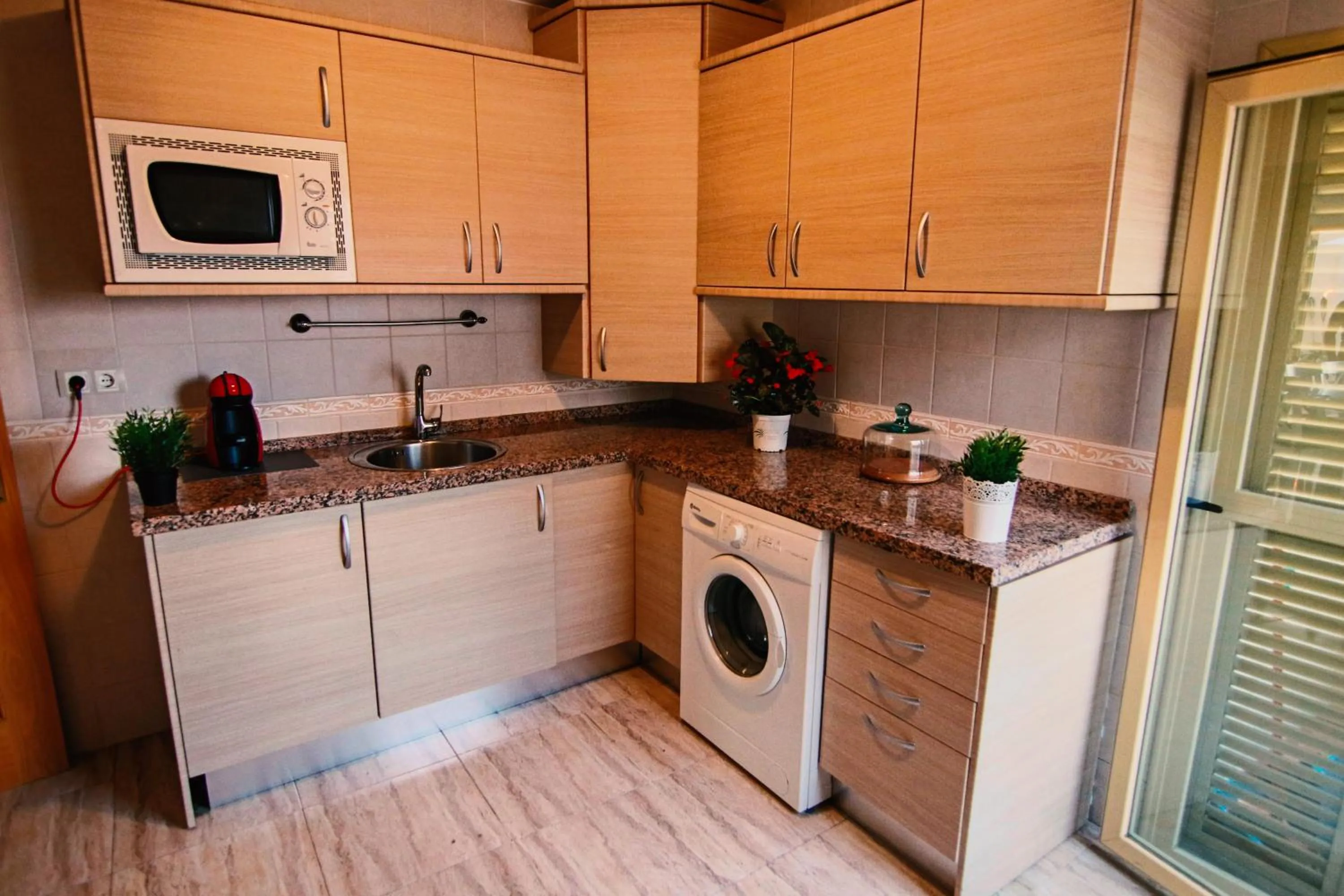 Kitchen or kitchenette in Puerta del Sol TRM only adults Aparts