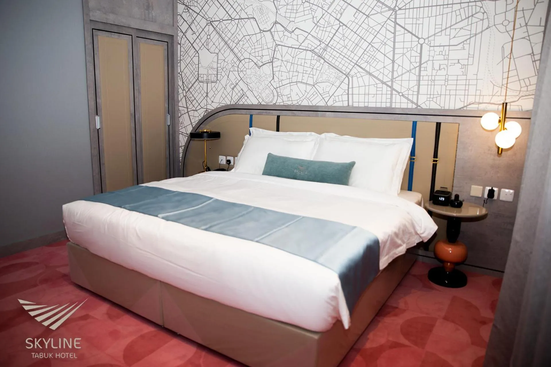 Bed in Skyline Tabuk Hotel