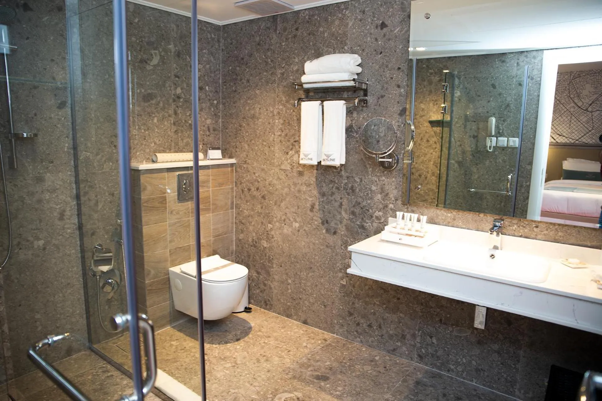 Bathroom in Skyline Tabuk Hotel