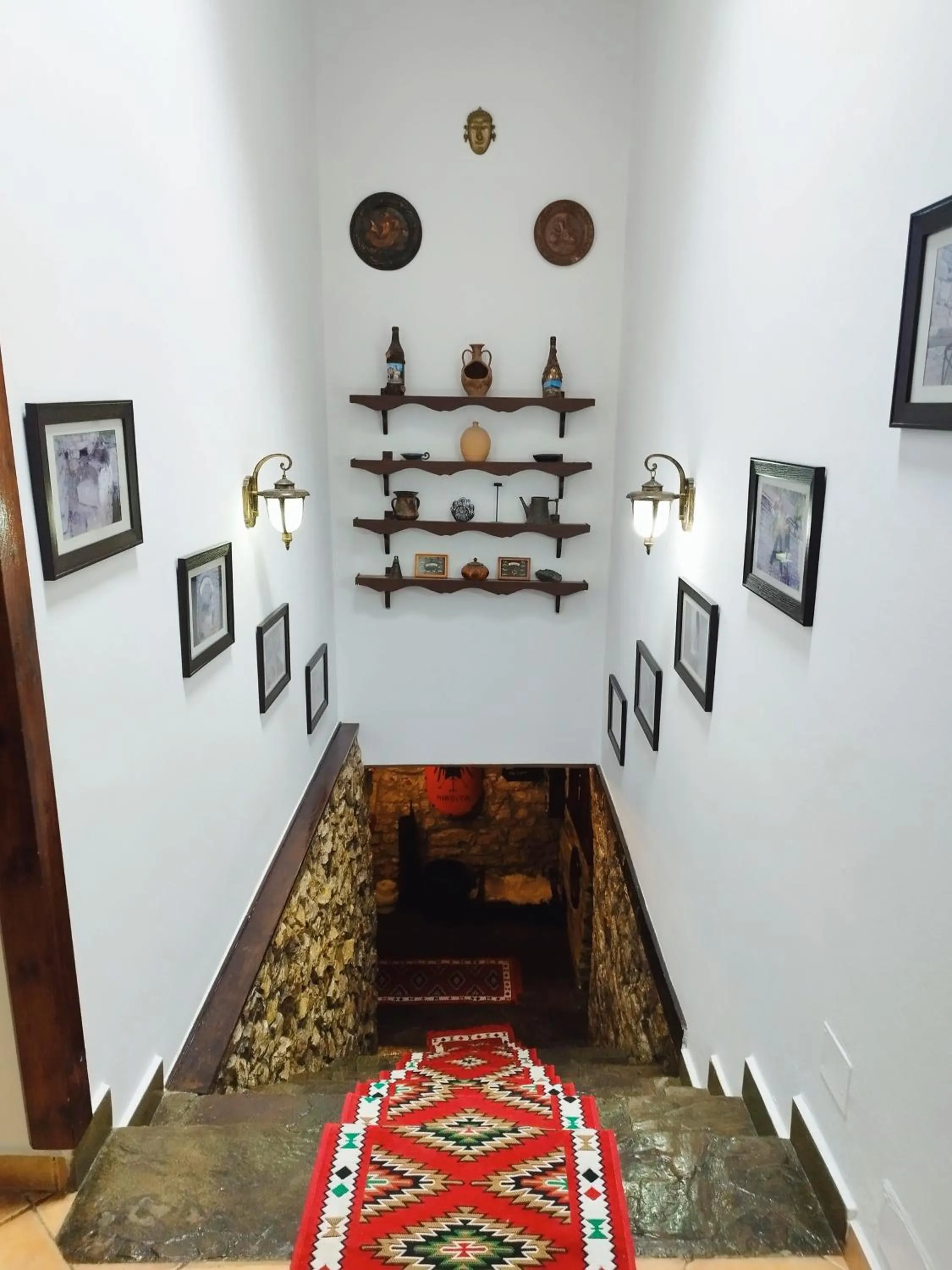 Decorative detail in Guva Mangalem Hotel Restaurant