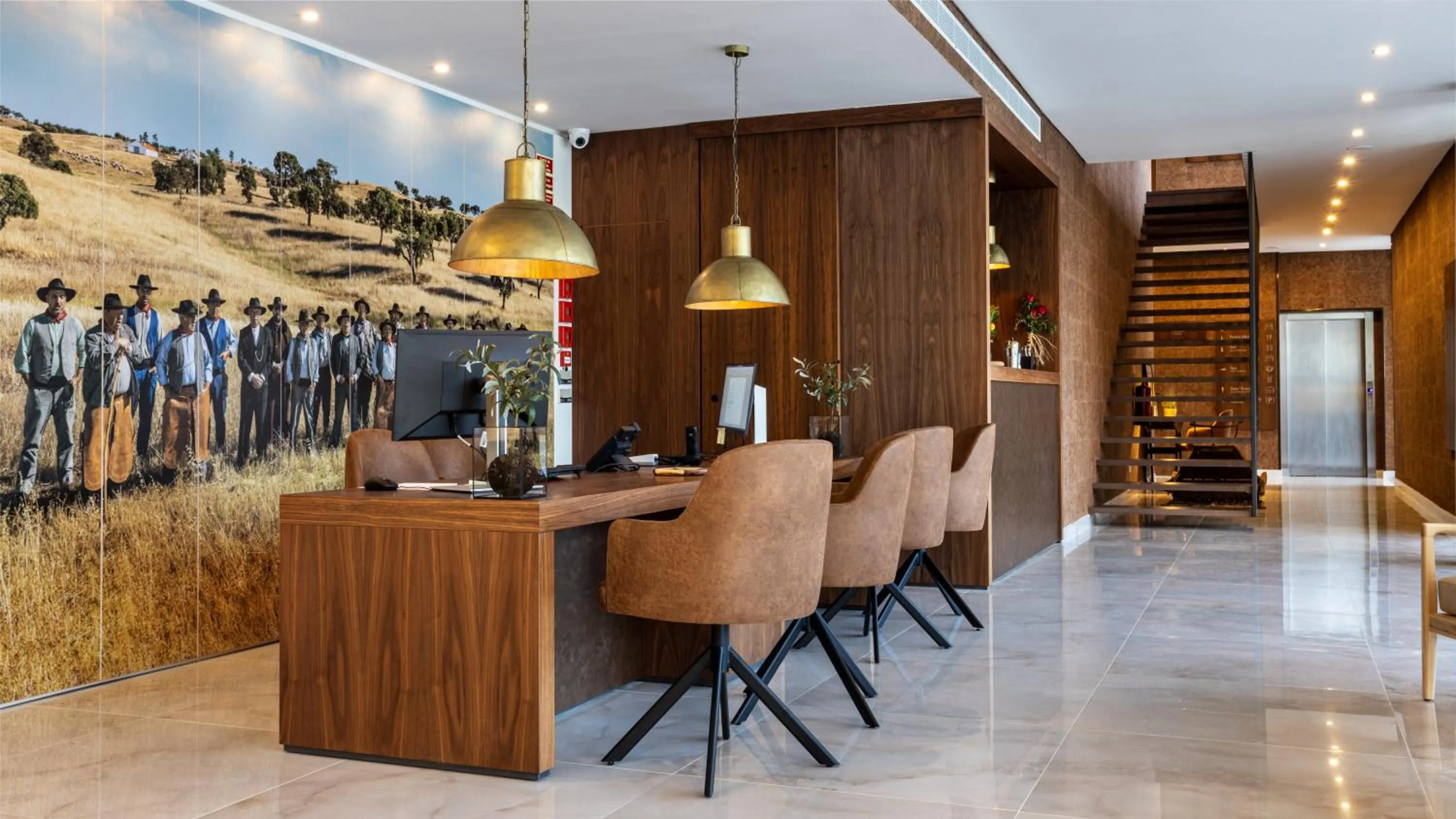 Lobby or reception in Évora O Cante Hotel