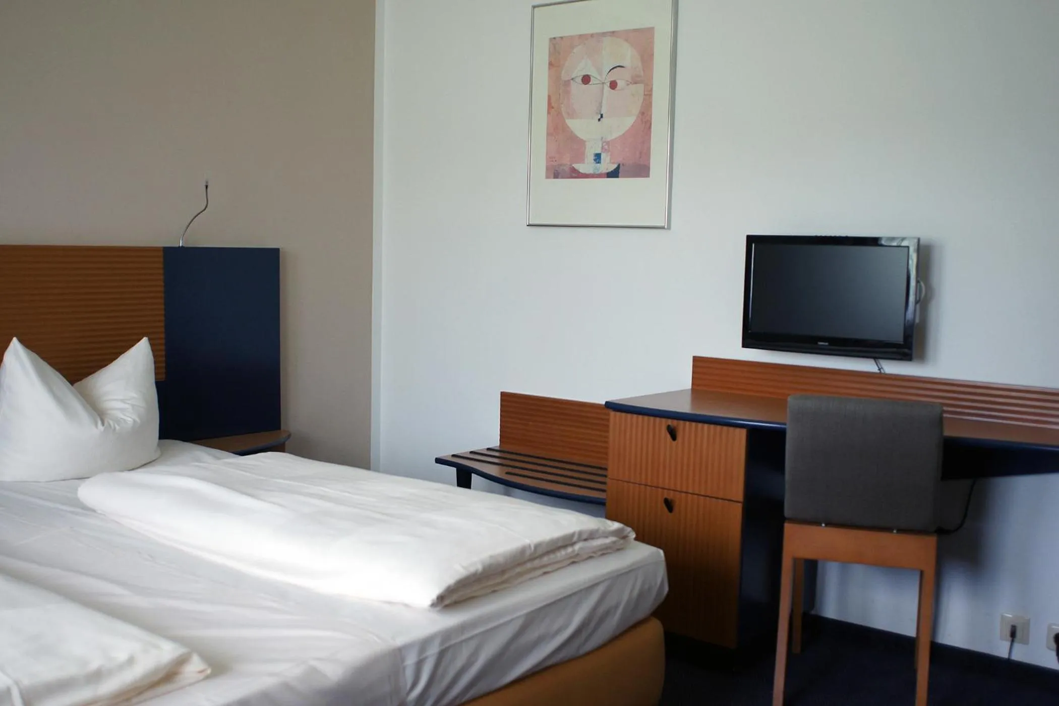 Decorative detail, Bed in Motel Hormersdorf