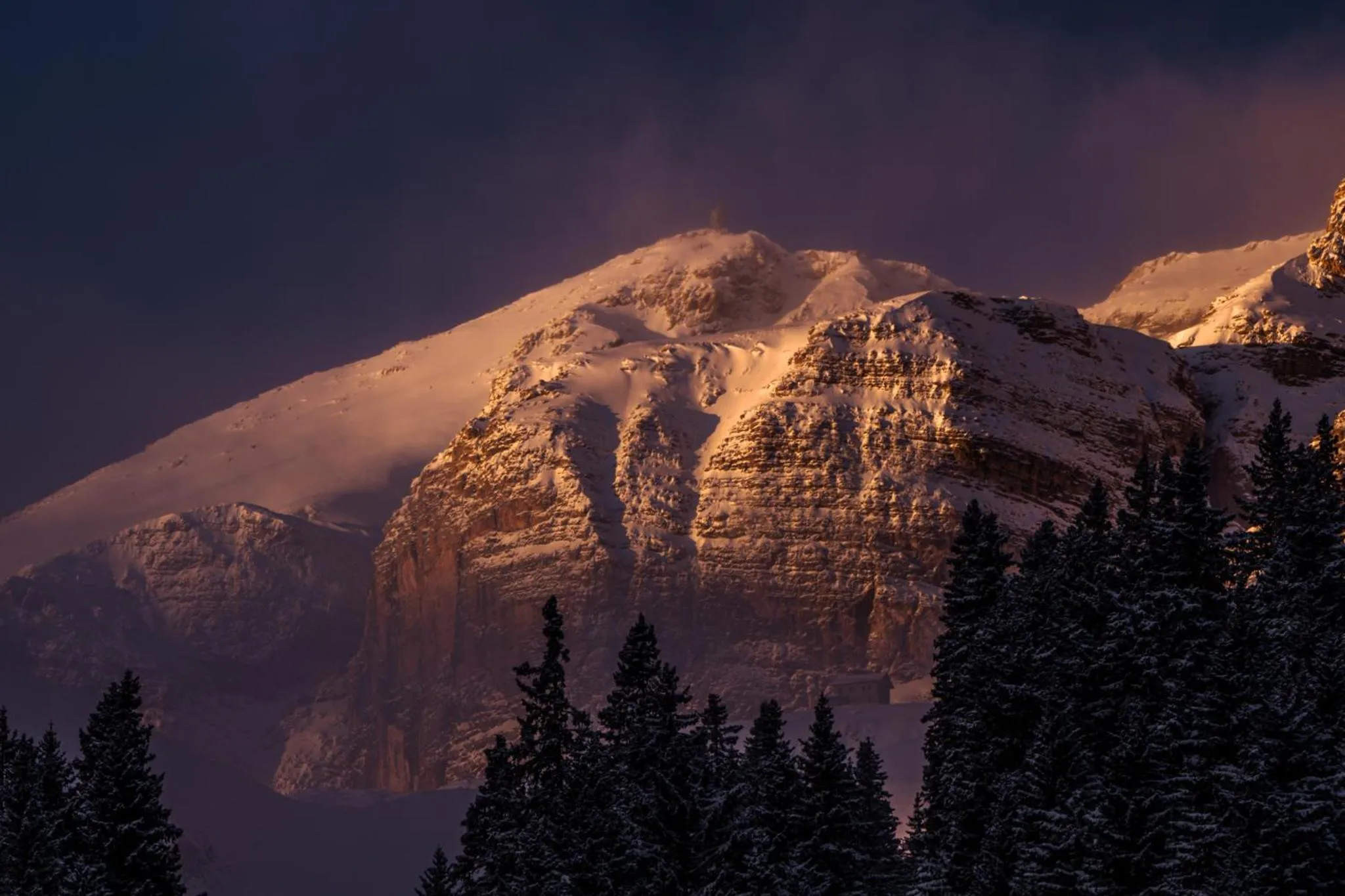 Mountain view in Hotel Planac
