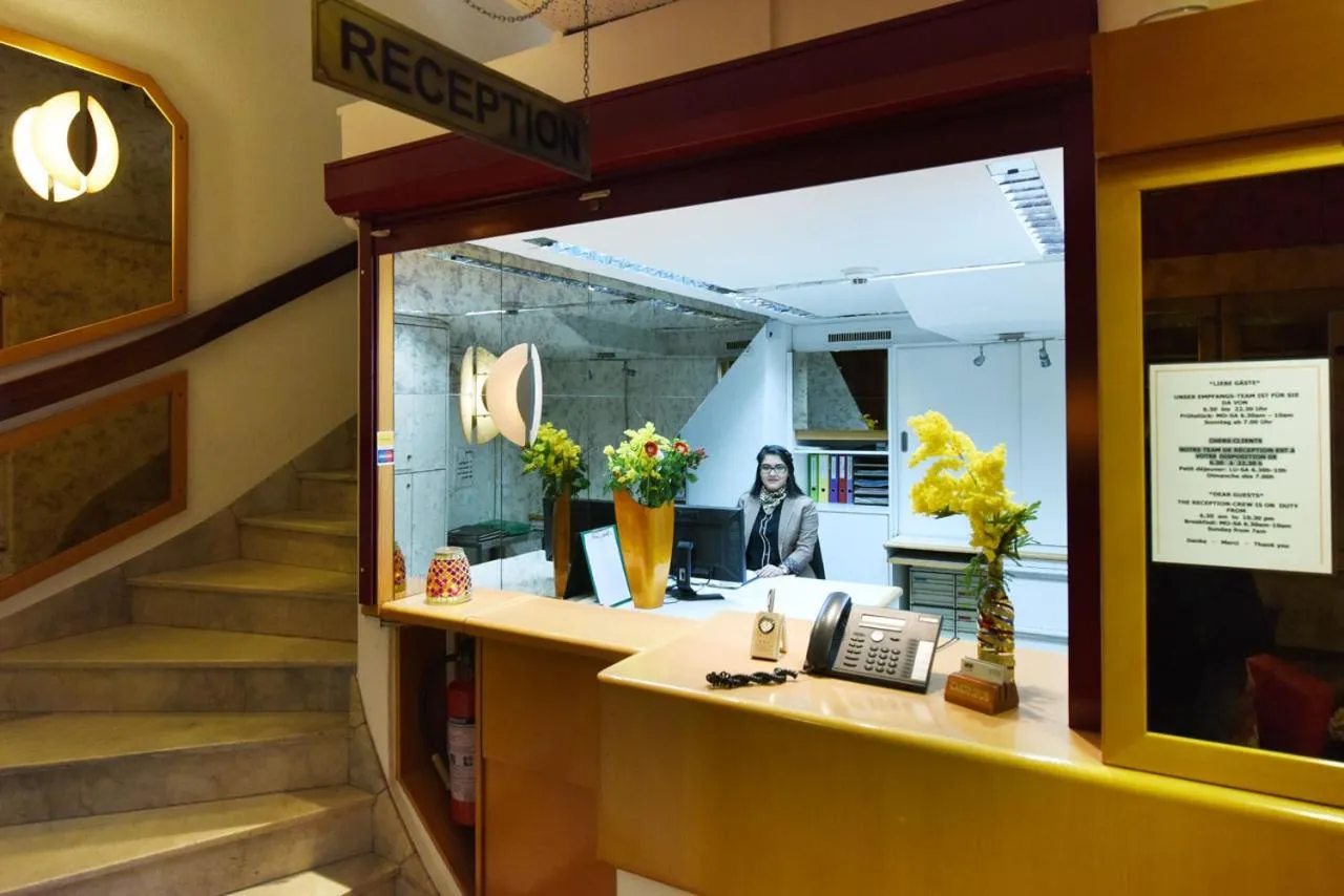 Lobby or reception in Hotel Dufour