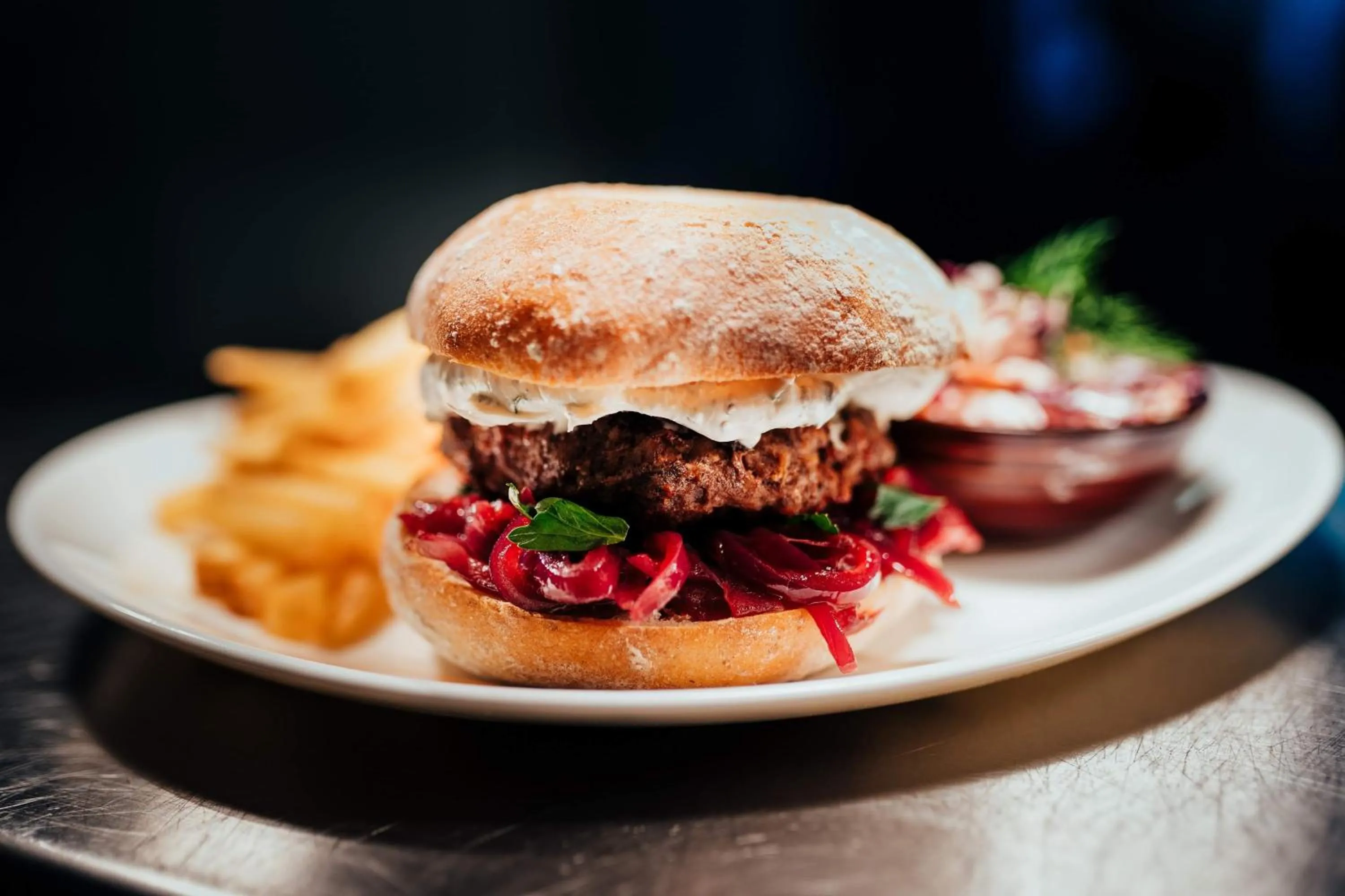Food close-up in Old Aberlady Inn