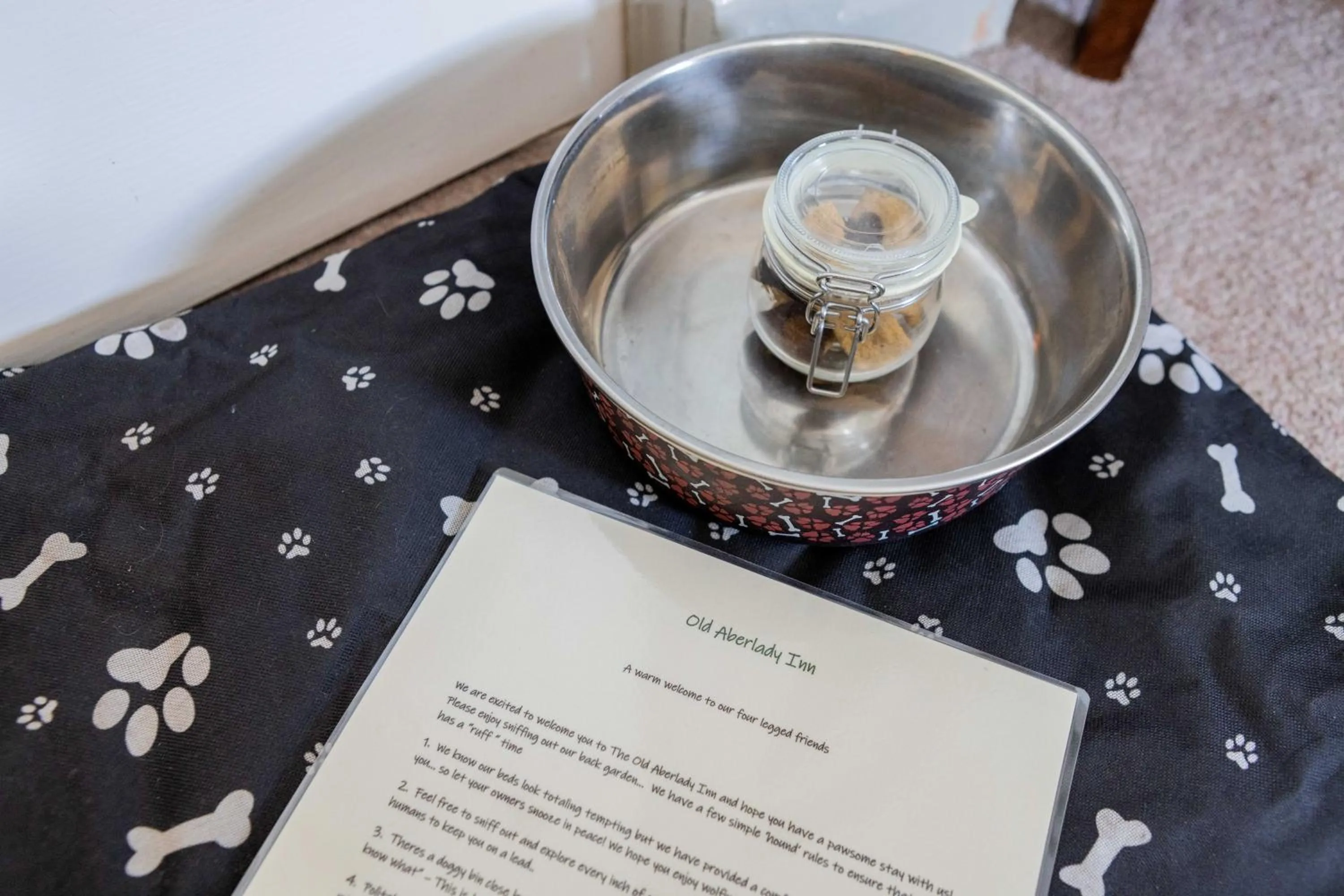 Pets in Old Aberlady Inn