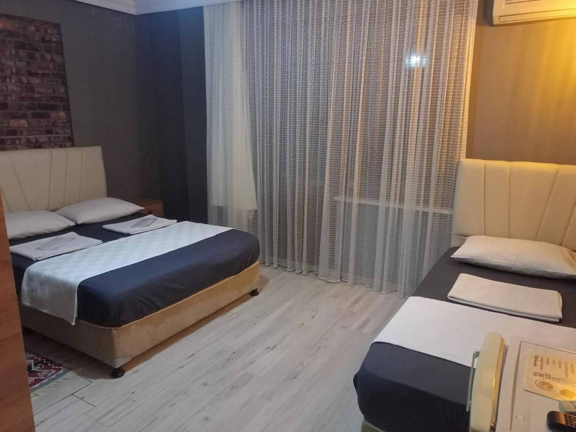 Bed in yelken apart hotel