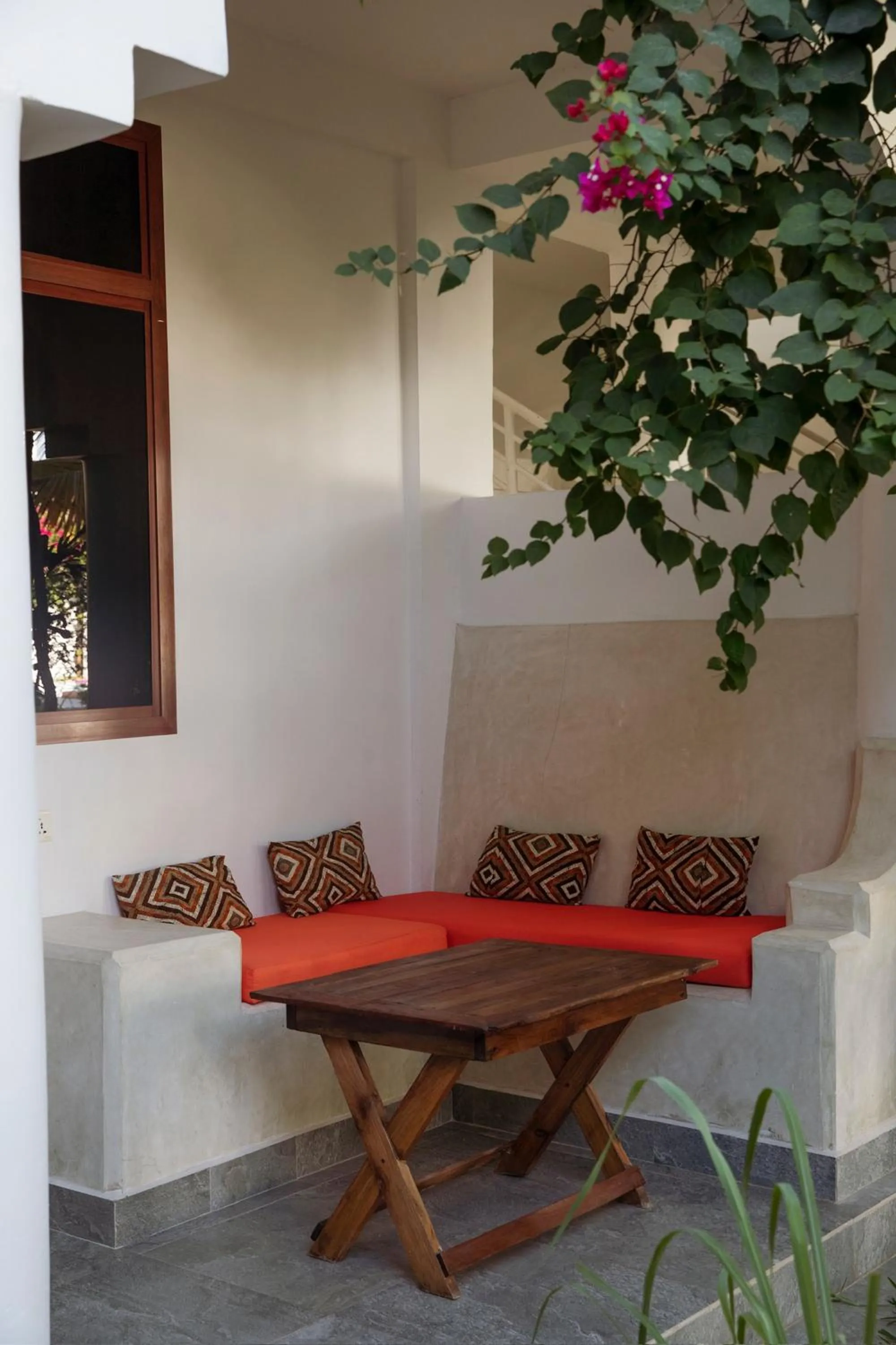 Patio in Paje White House