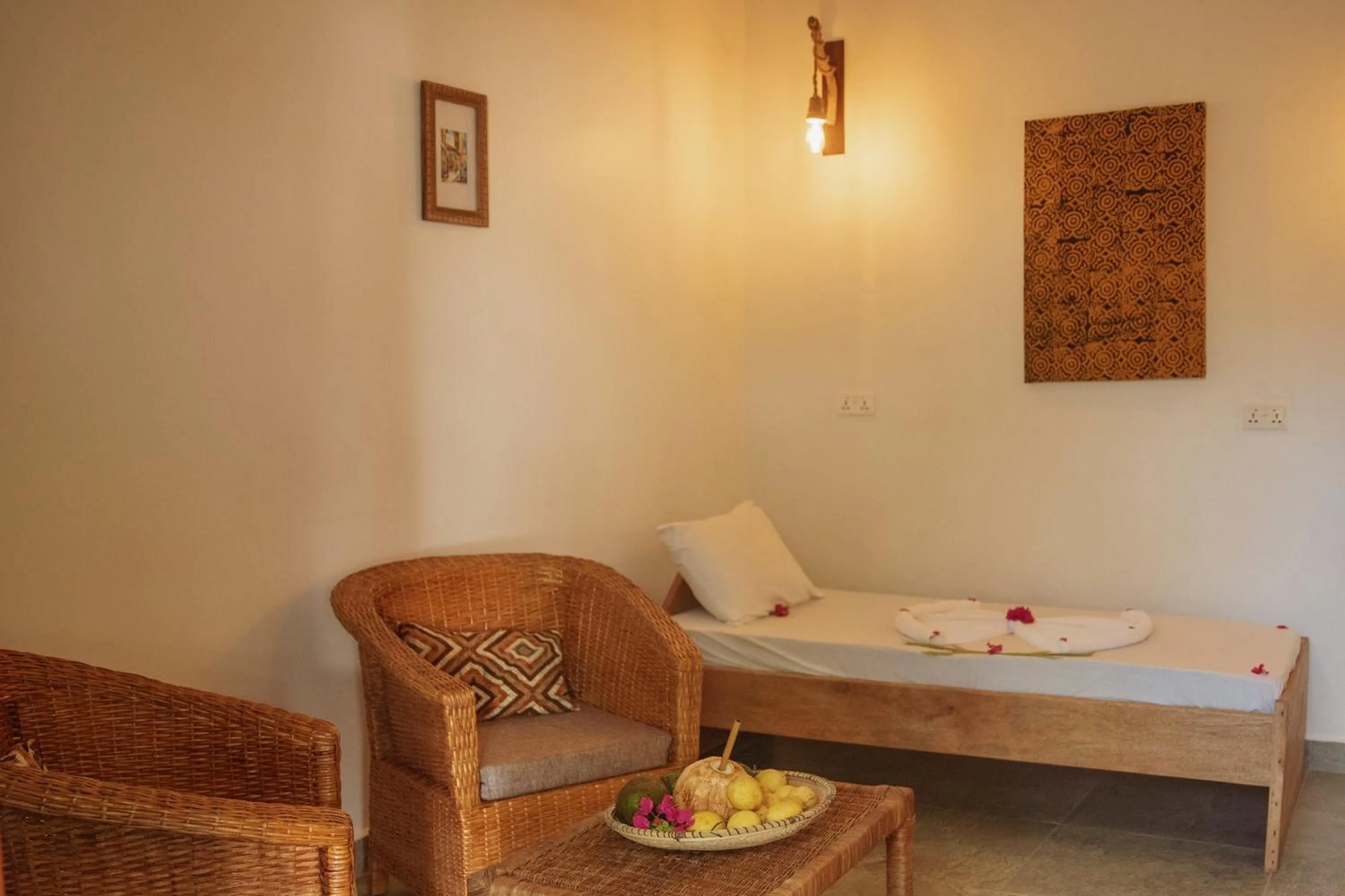 Bedroom, Bed in Paje White House