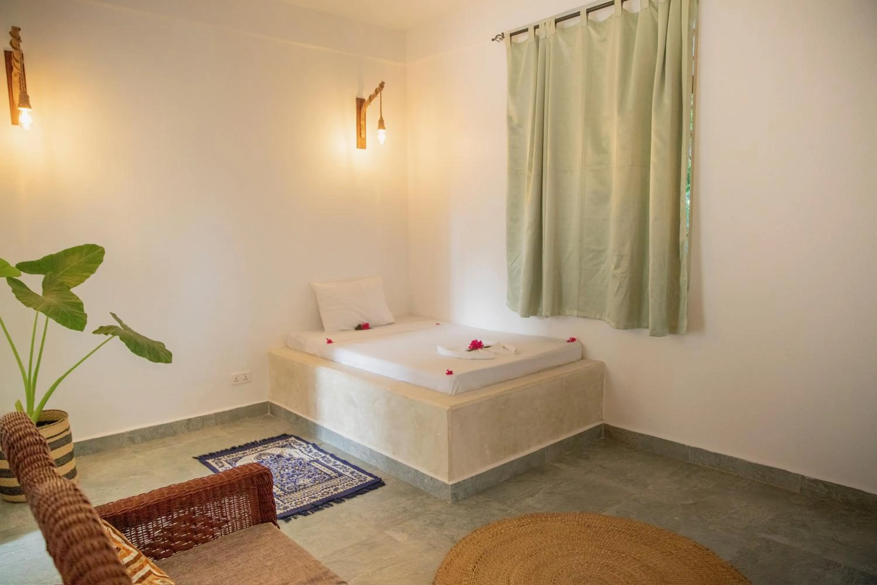 Bedroom, Bed in Paje White House