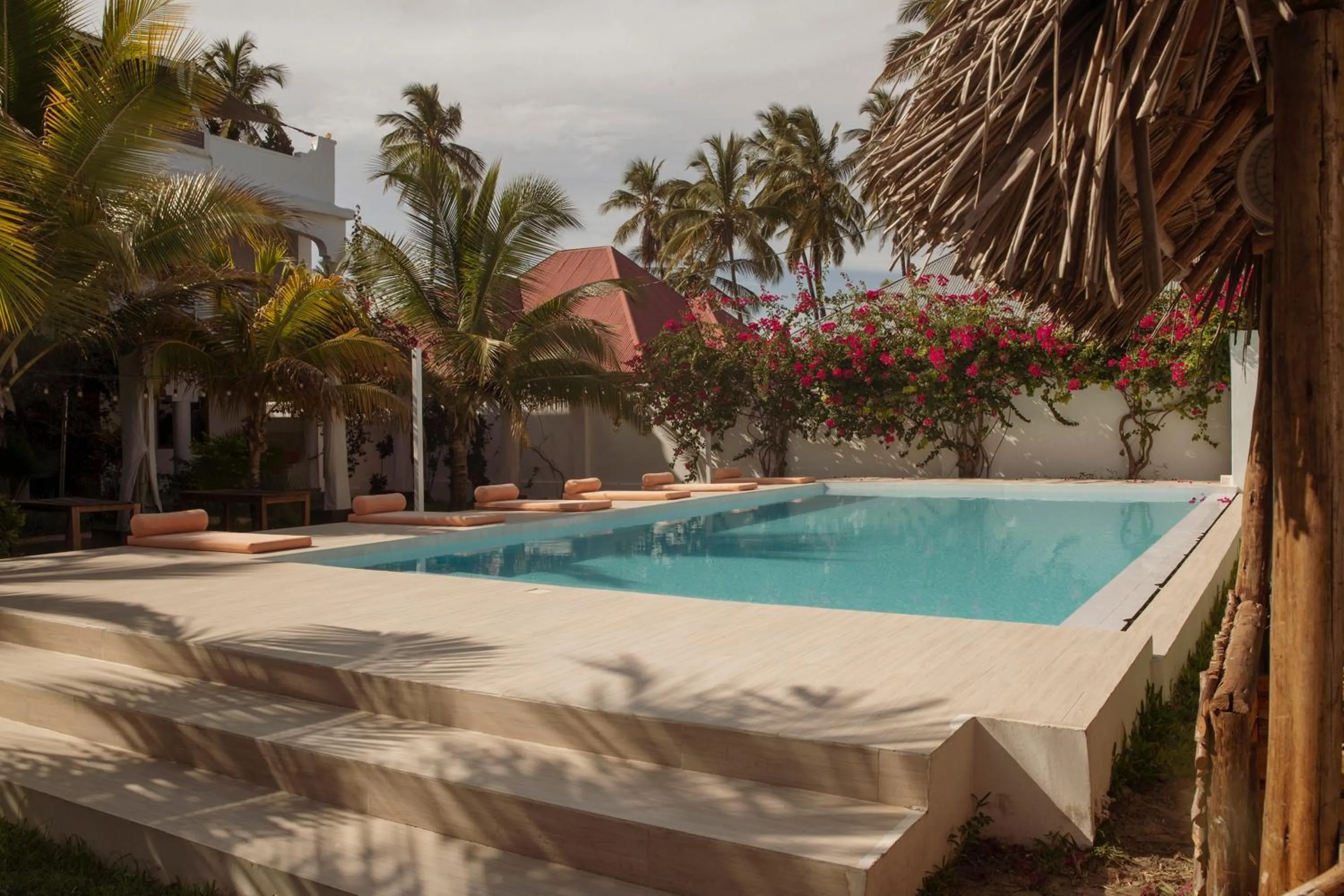 Swimming pool in Paje White House