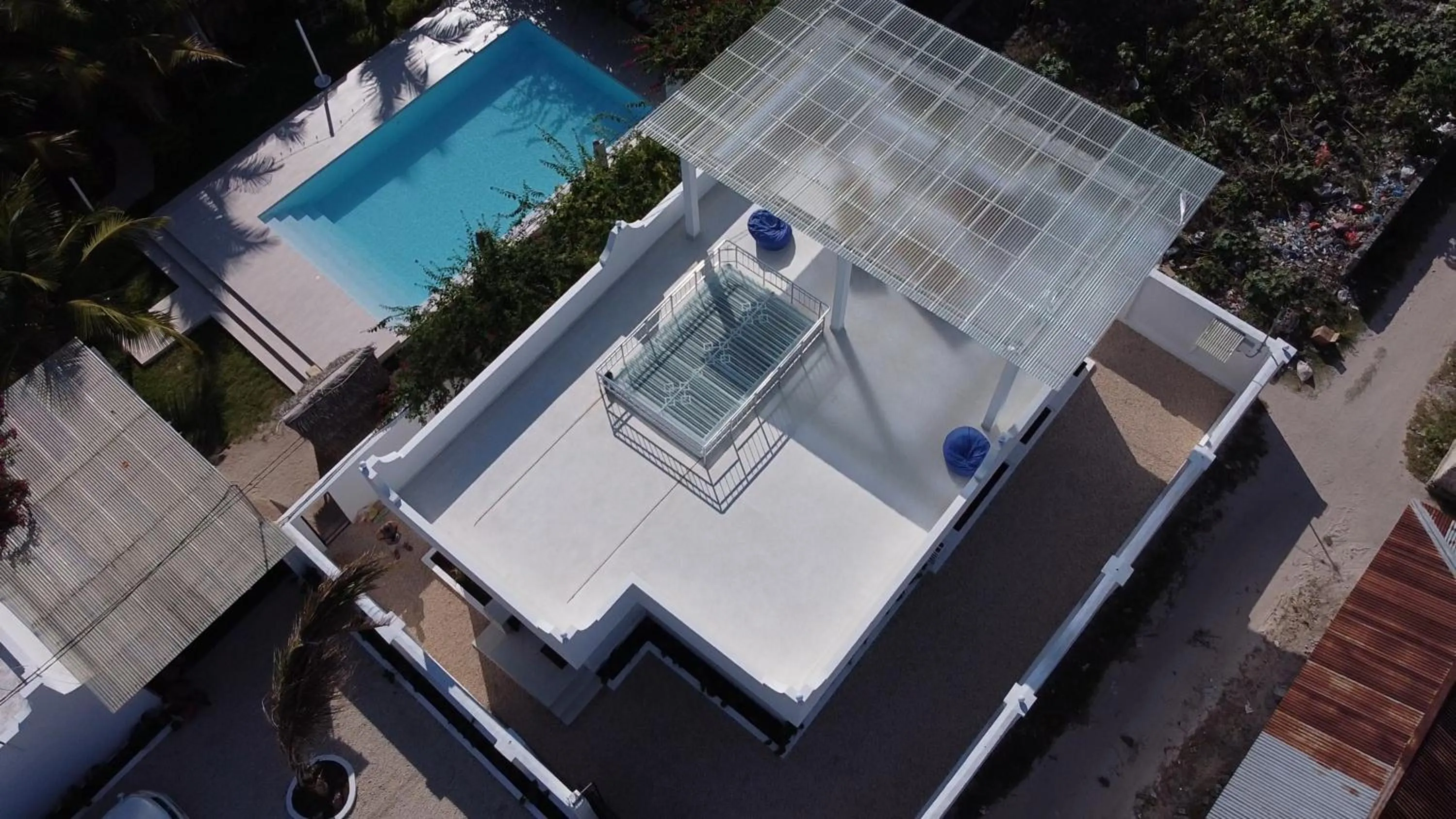 Balcony/Terrace in Paje White House