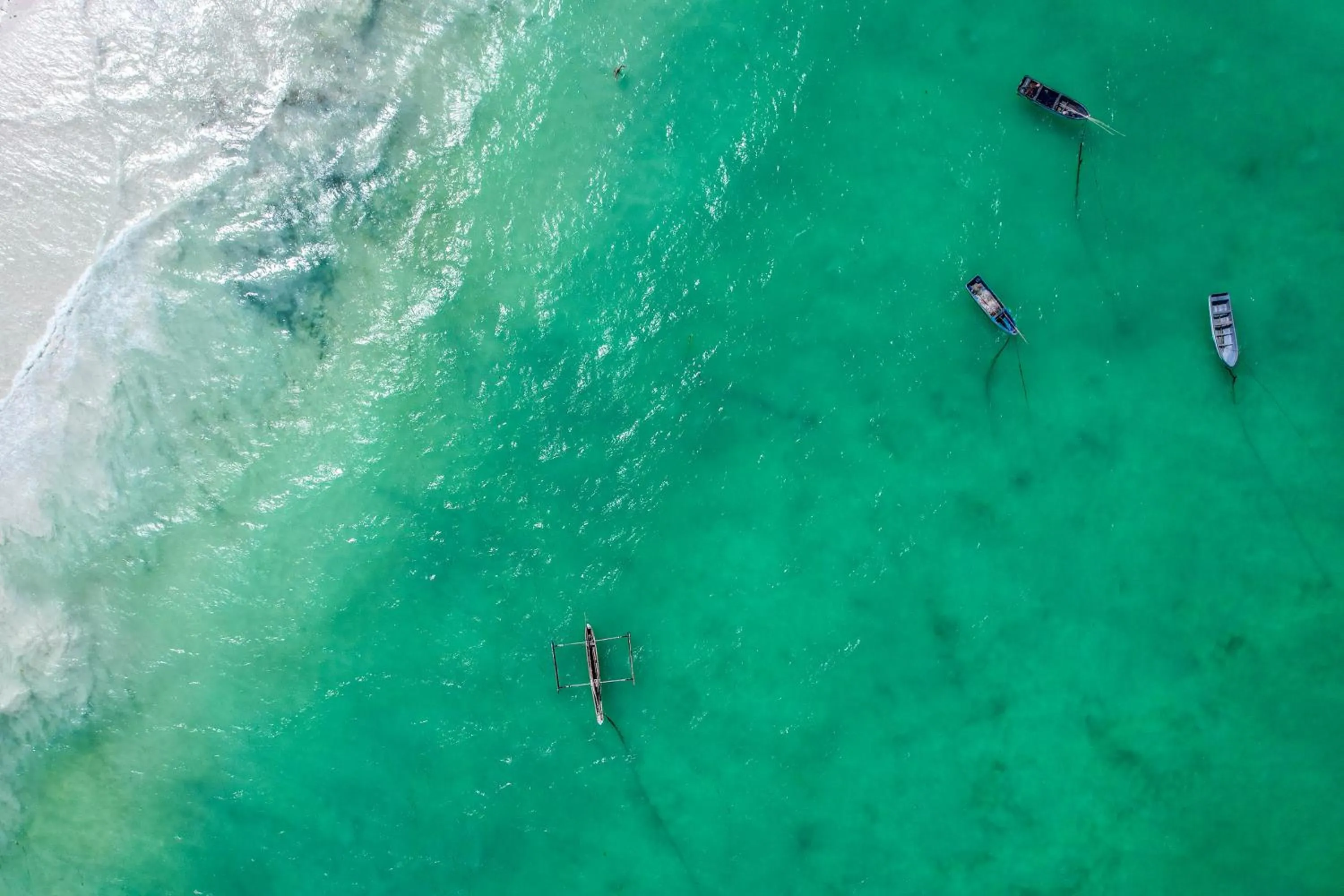 Beach in Paje White House