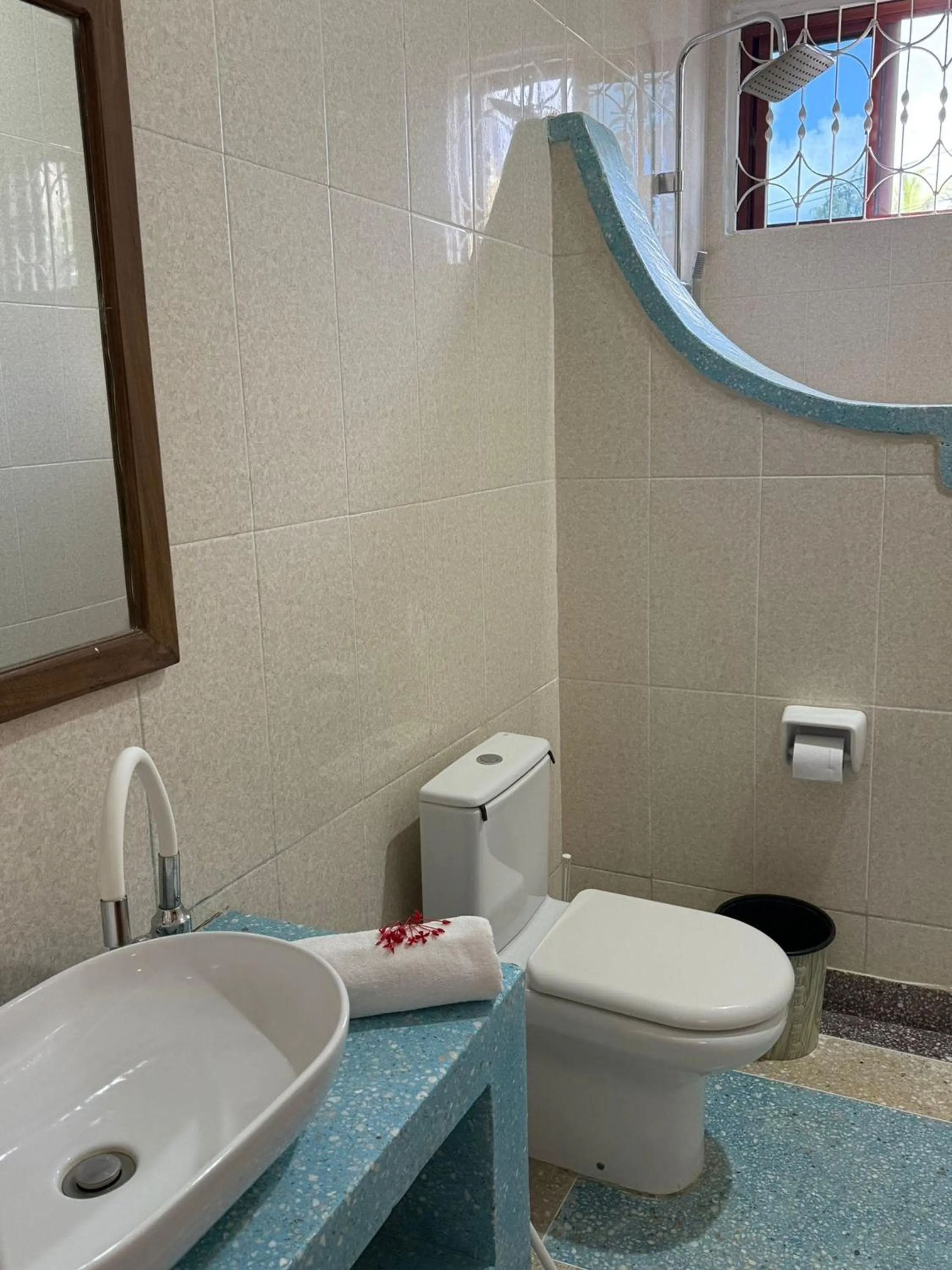 Shower in Paje White House