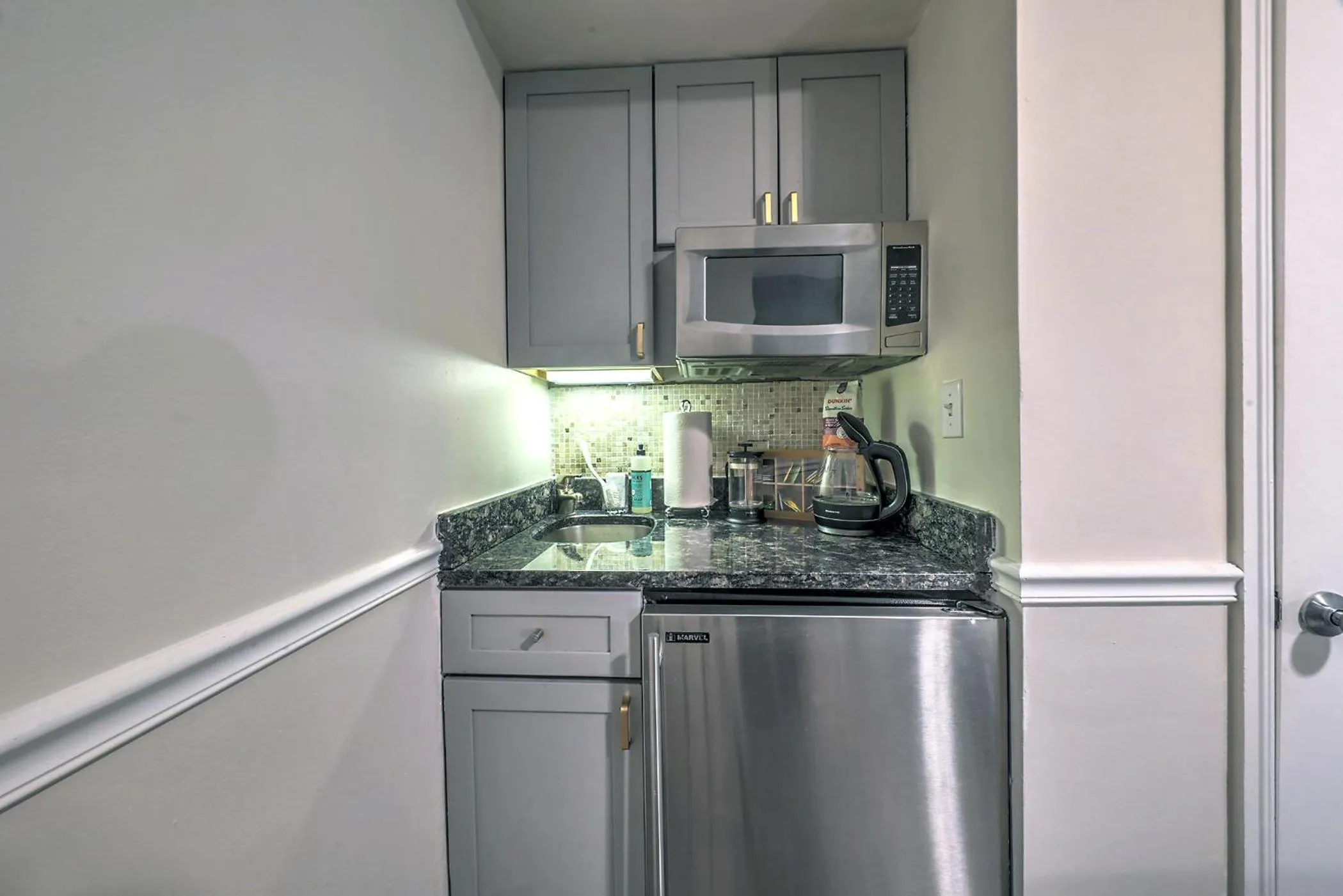 Kitchen or kitchenette in Good Hotels Boston