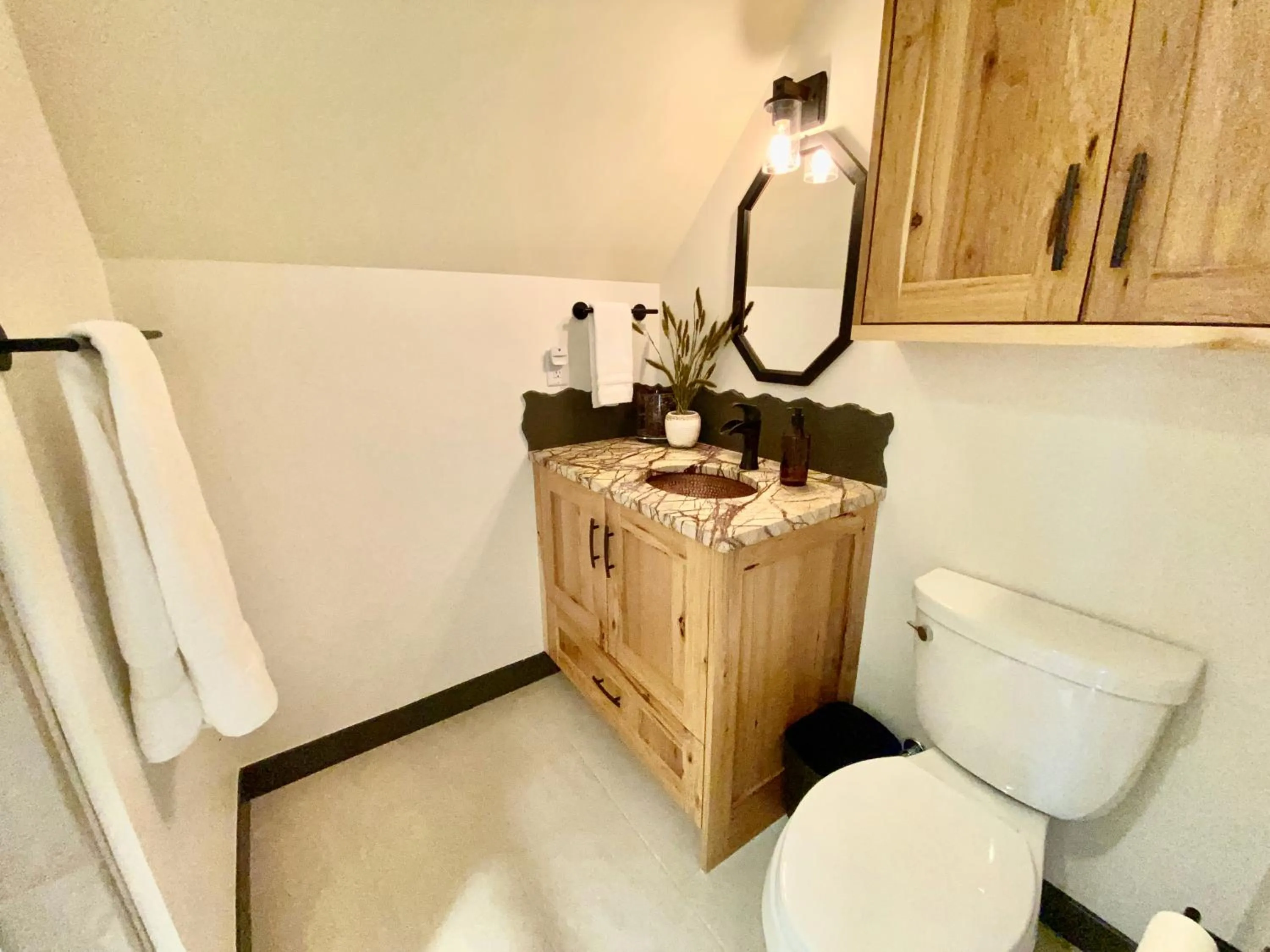 Bathroom in The Cascade Chalet - Leavenworth