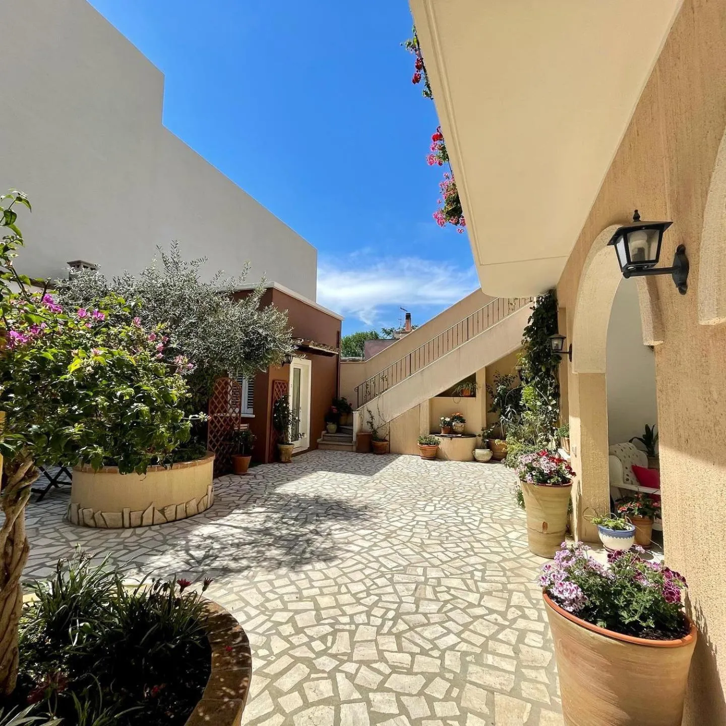 Inner courtyard view in B&b il Patio