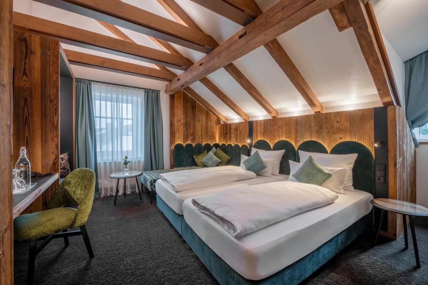 Photo of the whole room, Bed in Hotel Schäfflerwirt