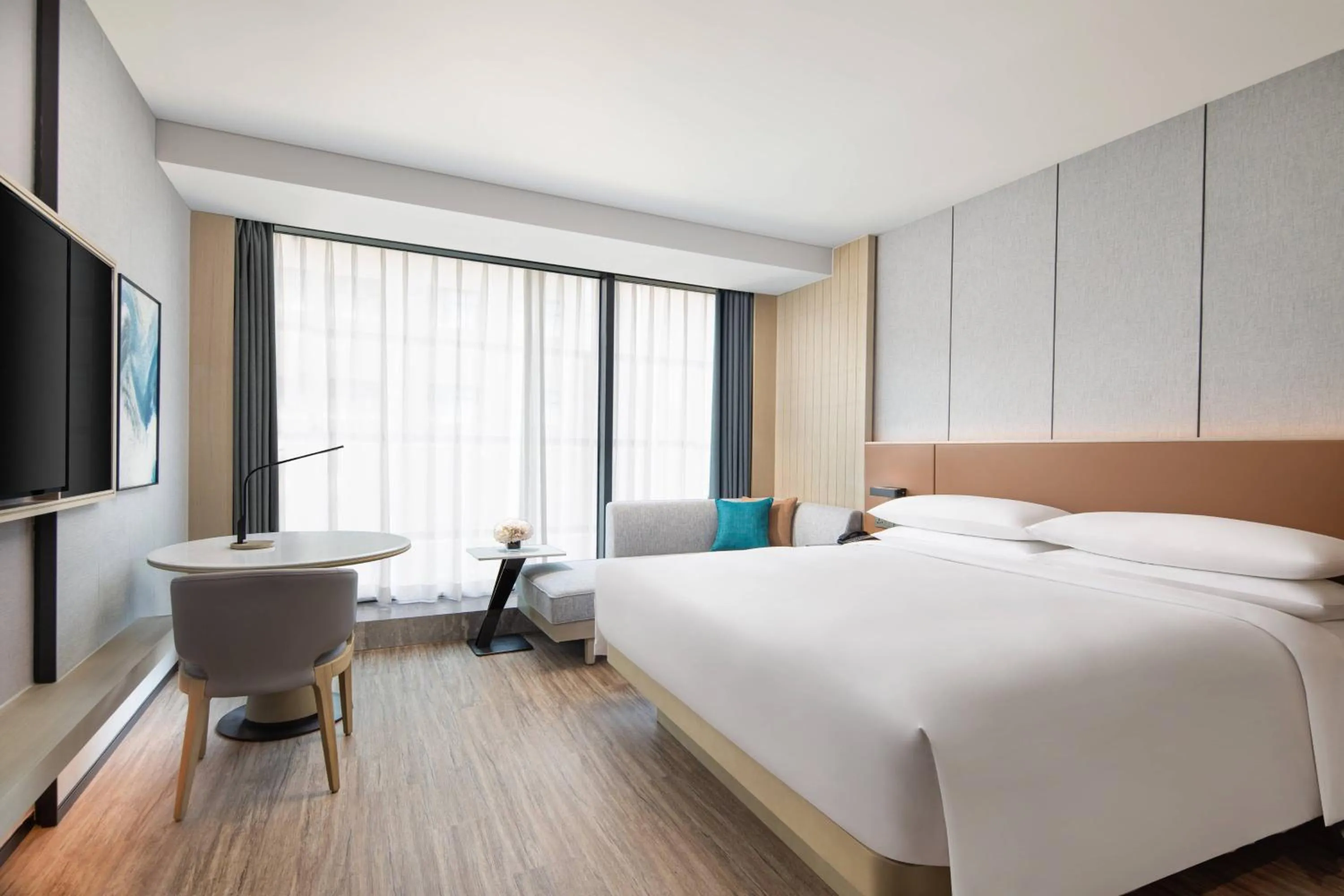 Photo of the whole room, Bed in Courtyard by Marriott Jiangyin