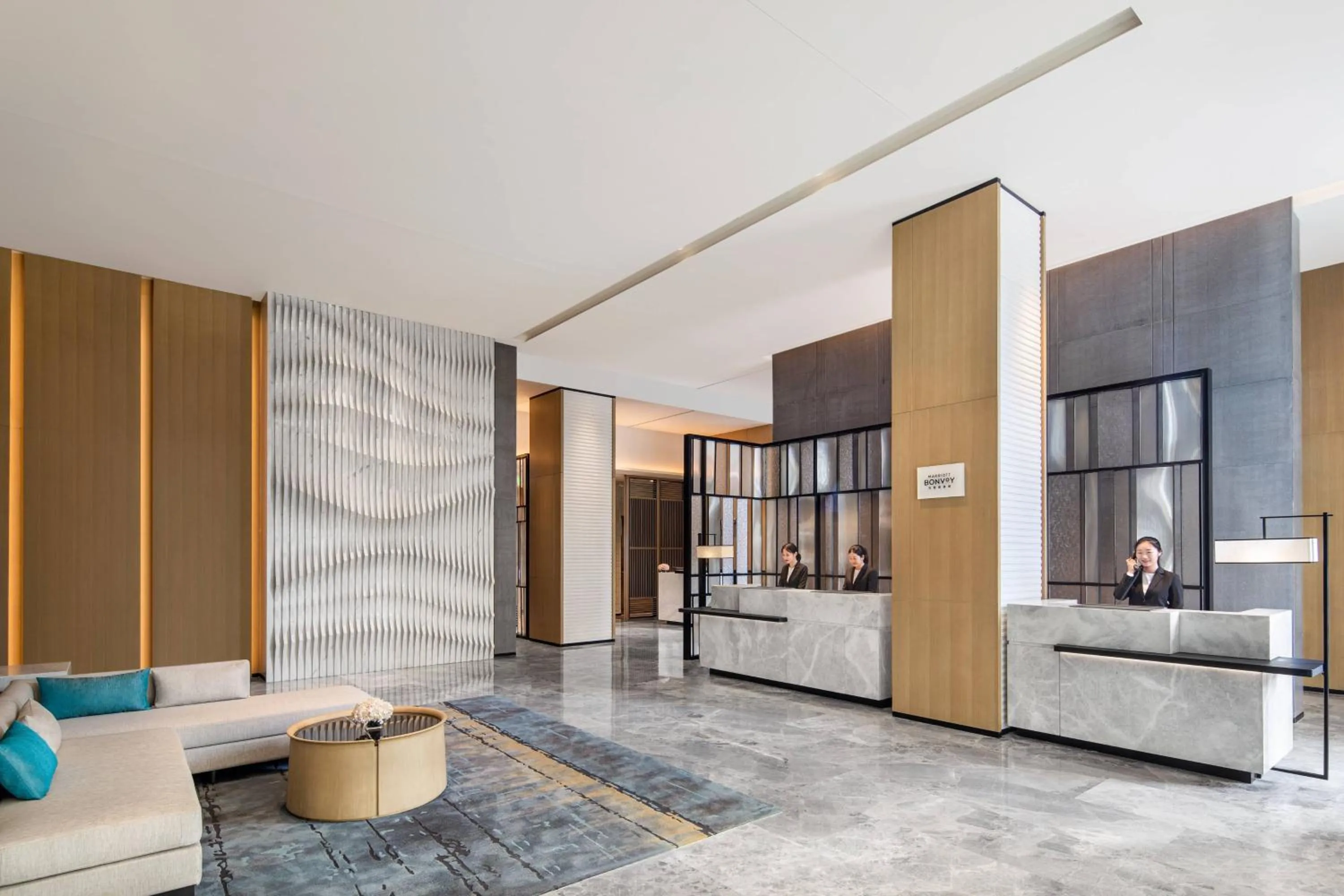 Lobby or reception in Courtyard by Marriott Jiangyin