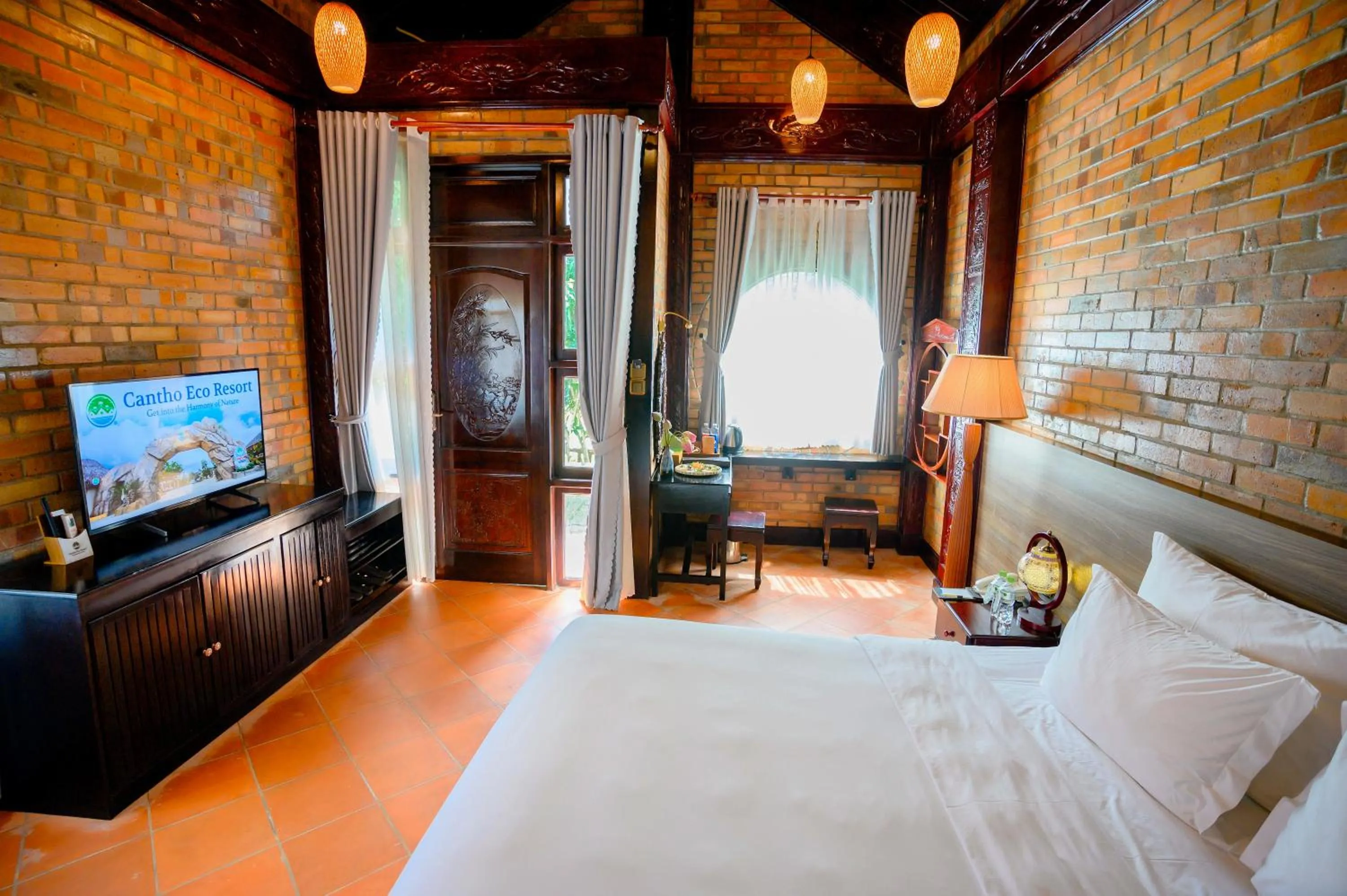 Bedroom, Bed in Cantho Eco Resort