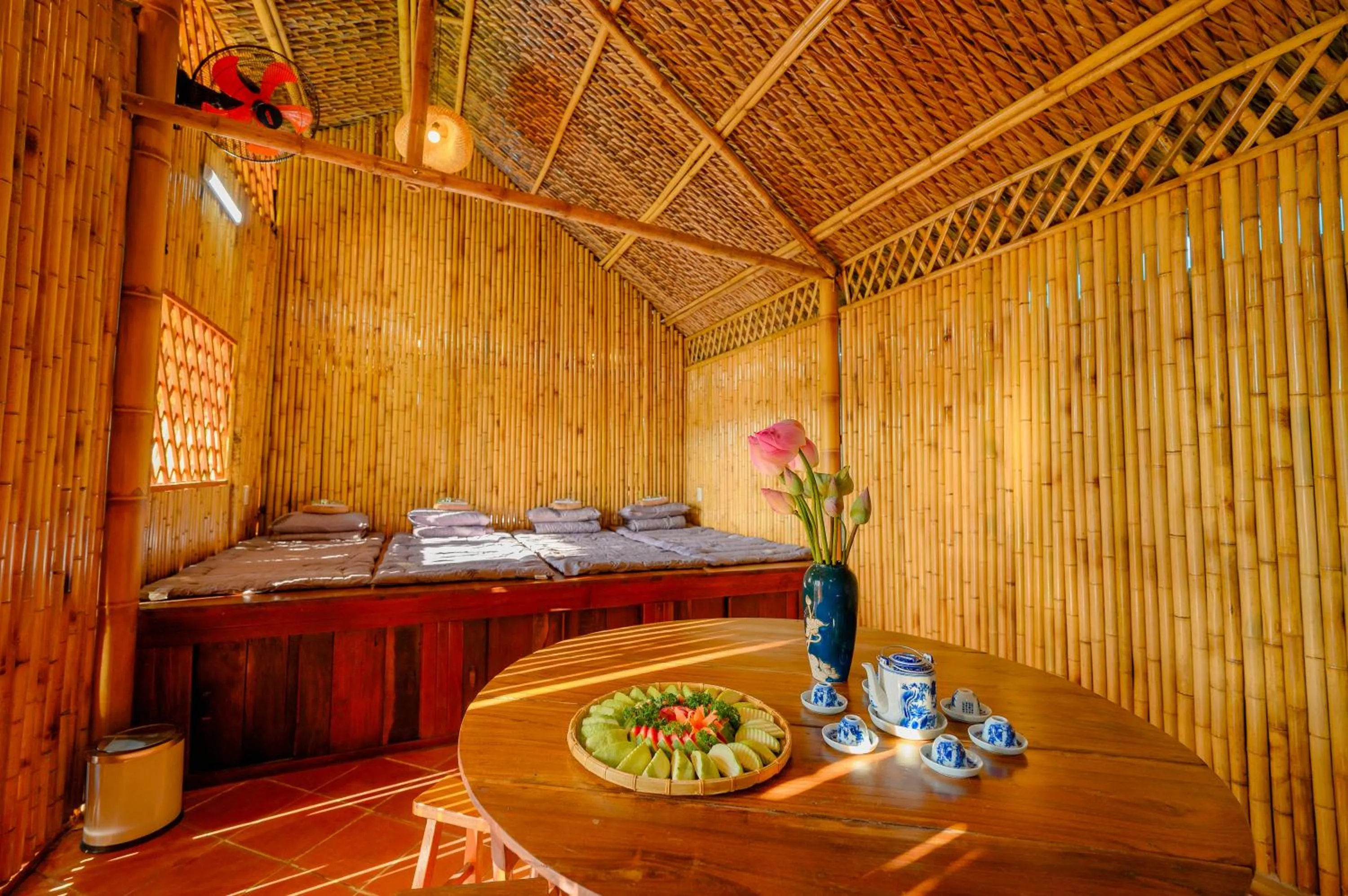 Bed in Cantho Eco Resort