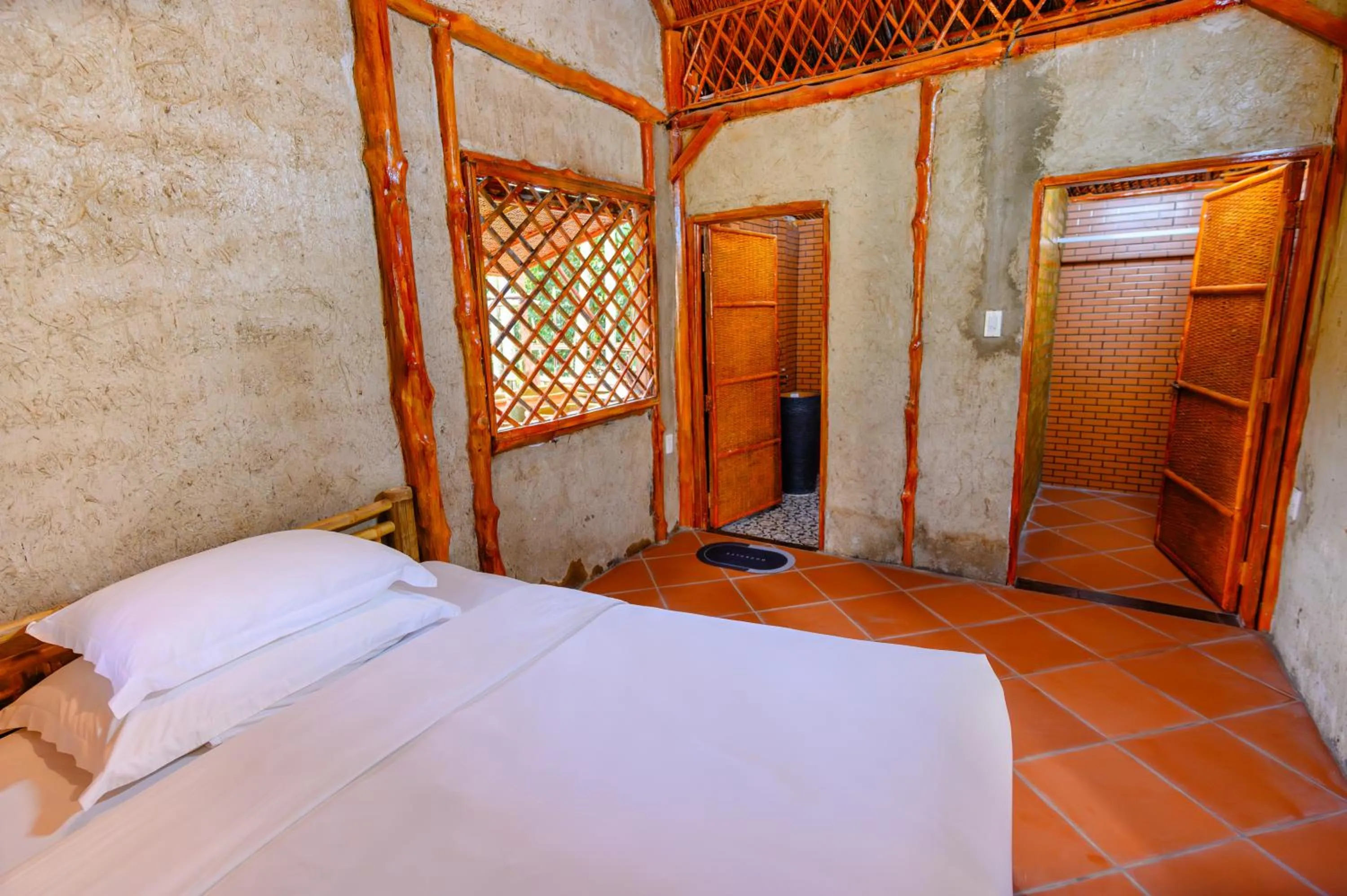 Bed in Cantho Eco Resort