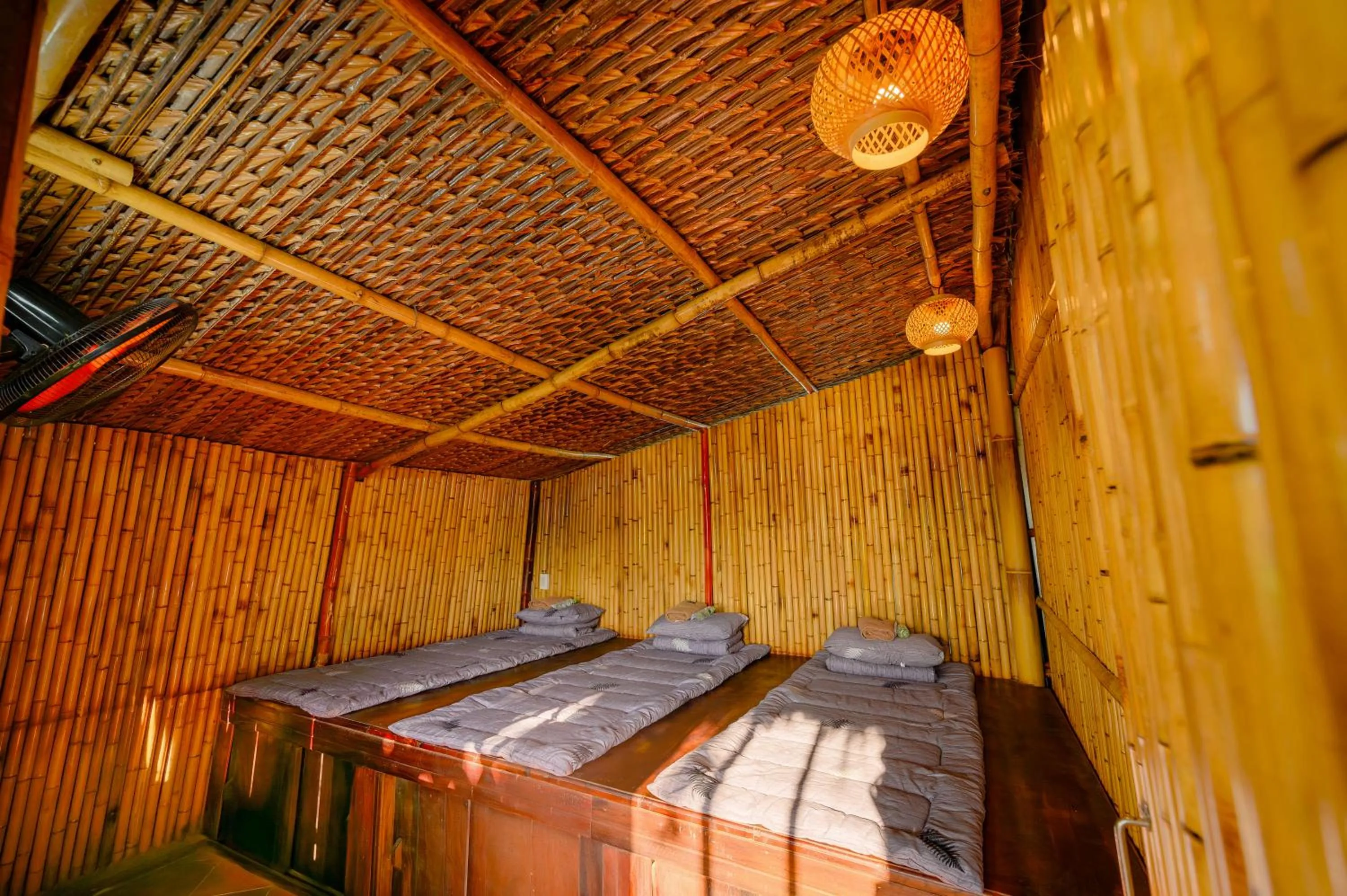 Bed in Cantho Eco Resort