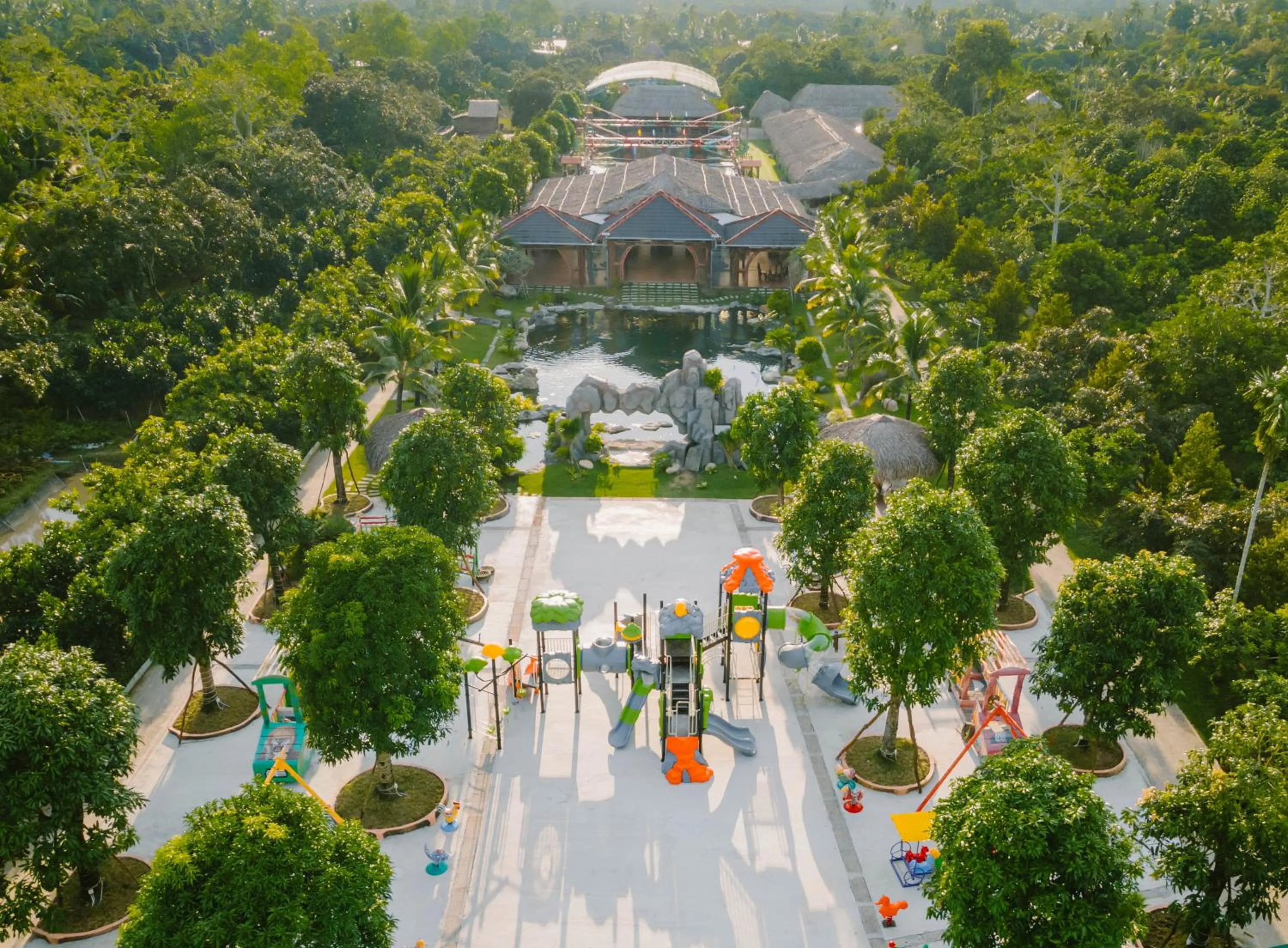 Bird's eye view in Cantho Eco Resort