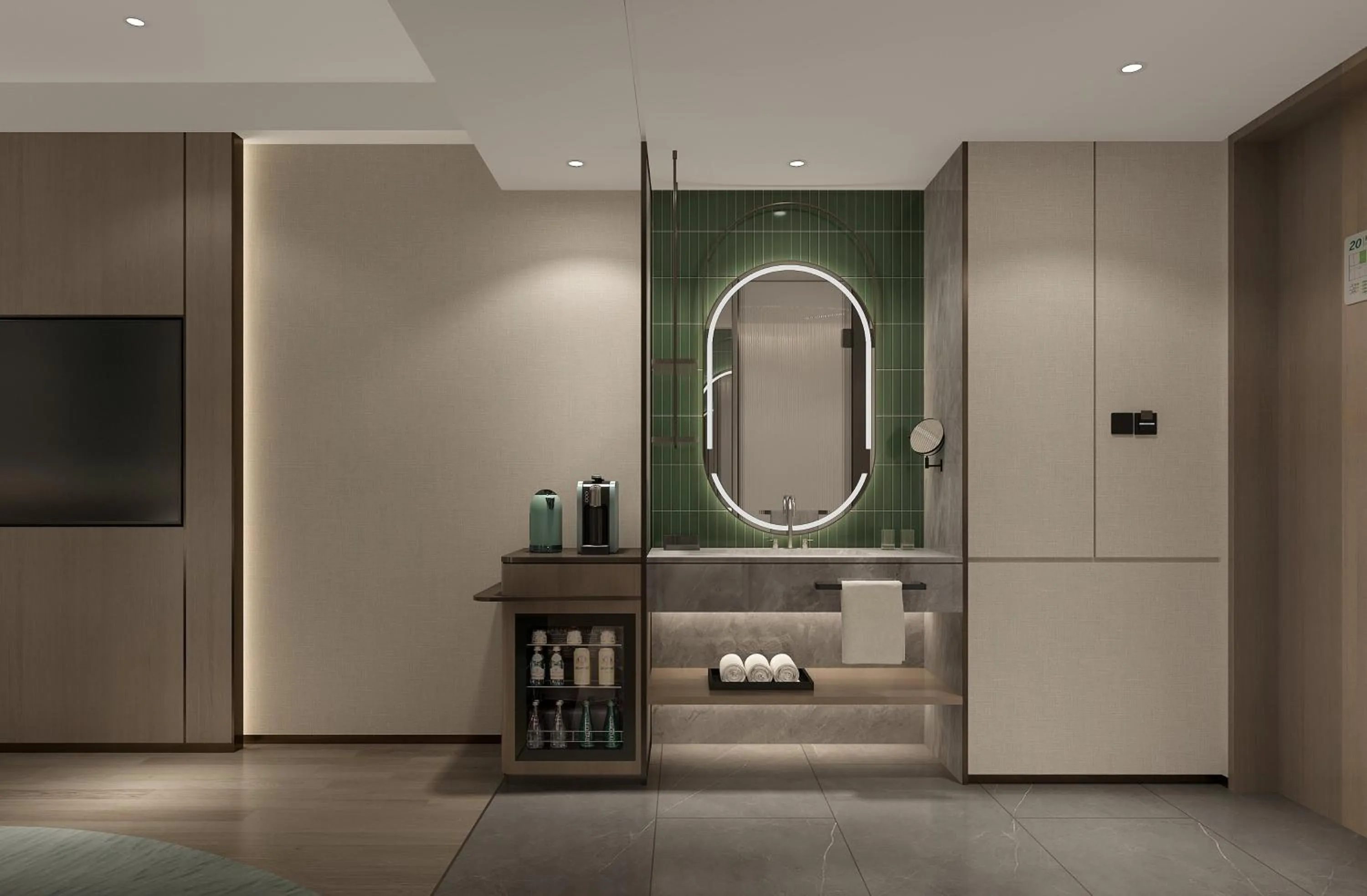 Photo of the whole room in Holiday Inn Express Zhabei Shanghai, an IHG Hotel