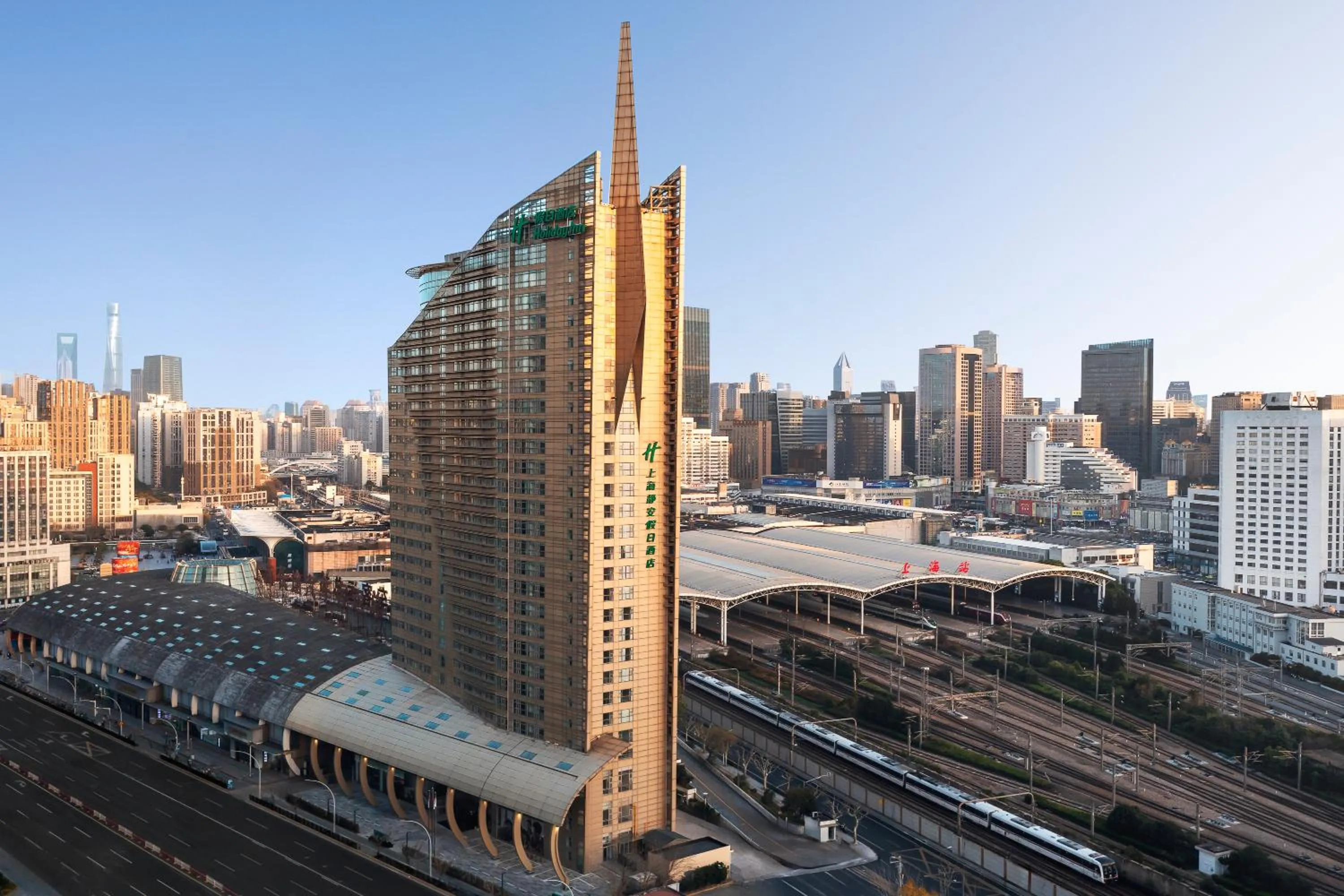 Property building in Holiday Inn Express Zhabei Shanghai, an IHG Hotel