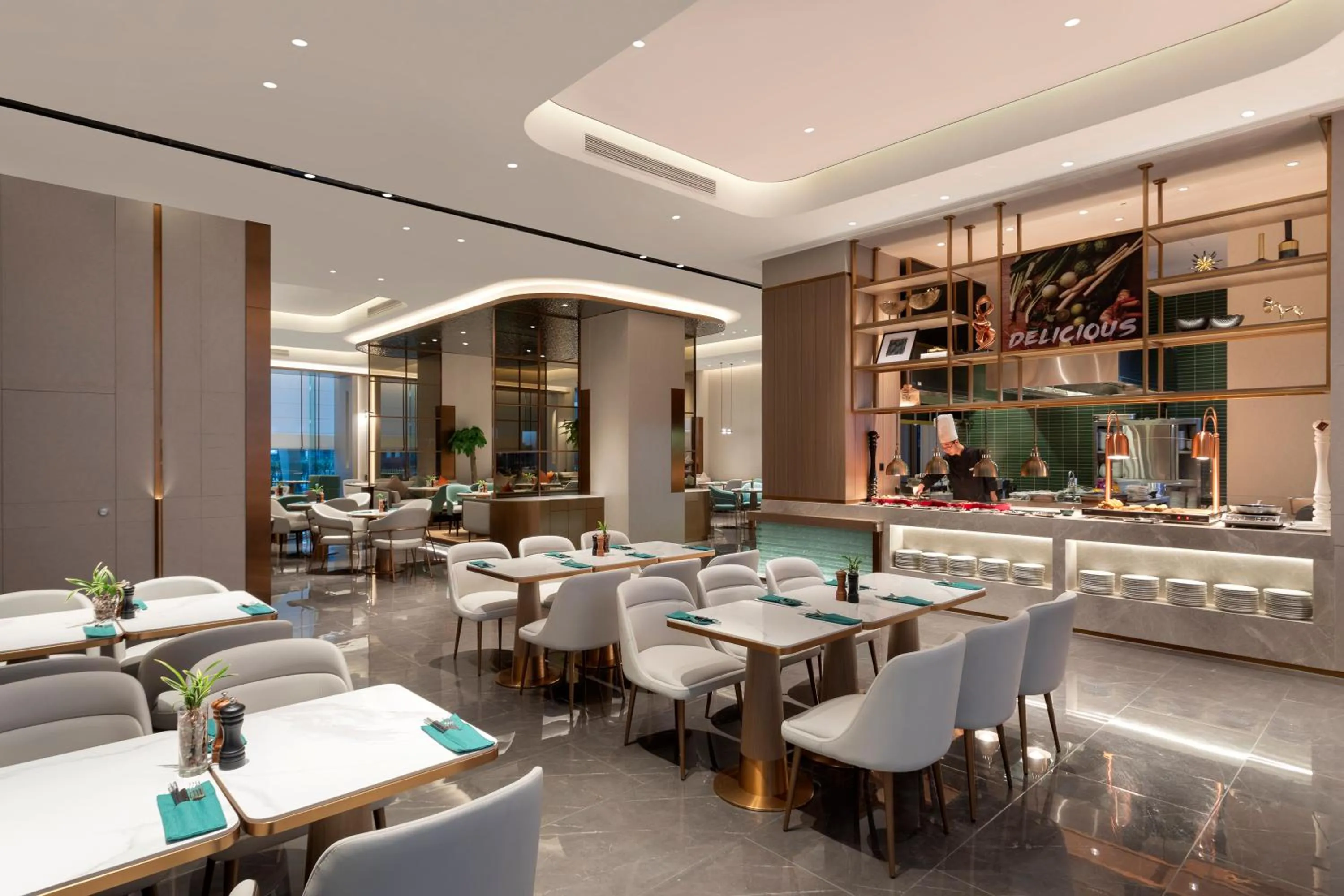 Restaurant/places to eat in Holiday Inn Express Zhabei Shanghai, an IHG Hotel