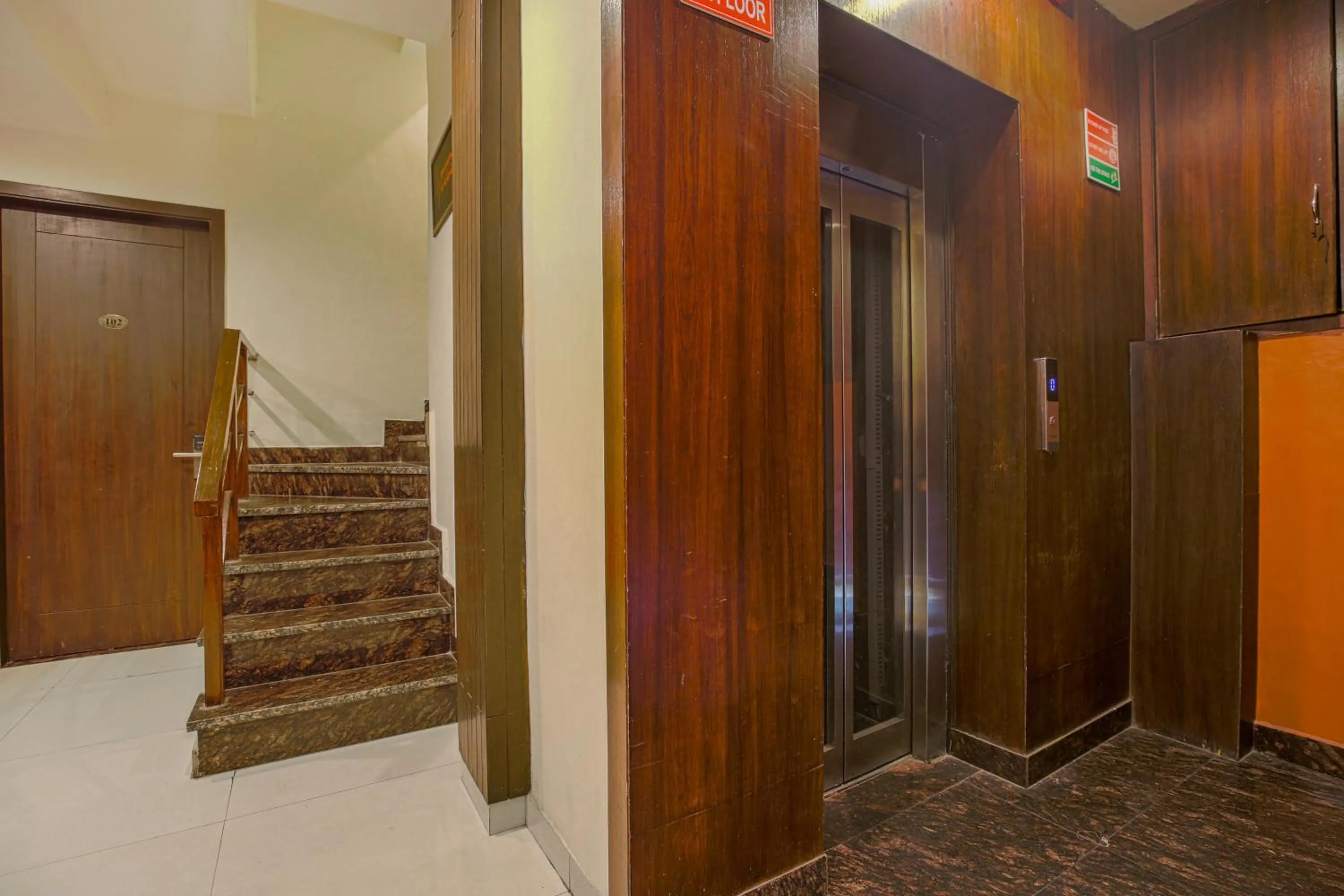 elevator in Hotel Crown, Near Golden temple