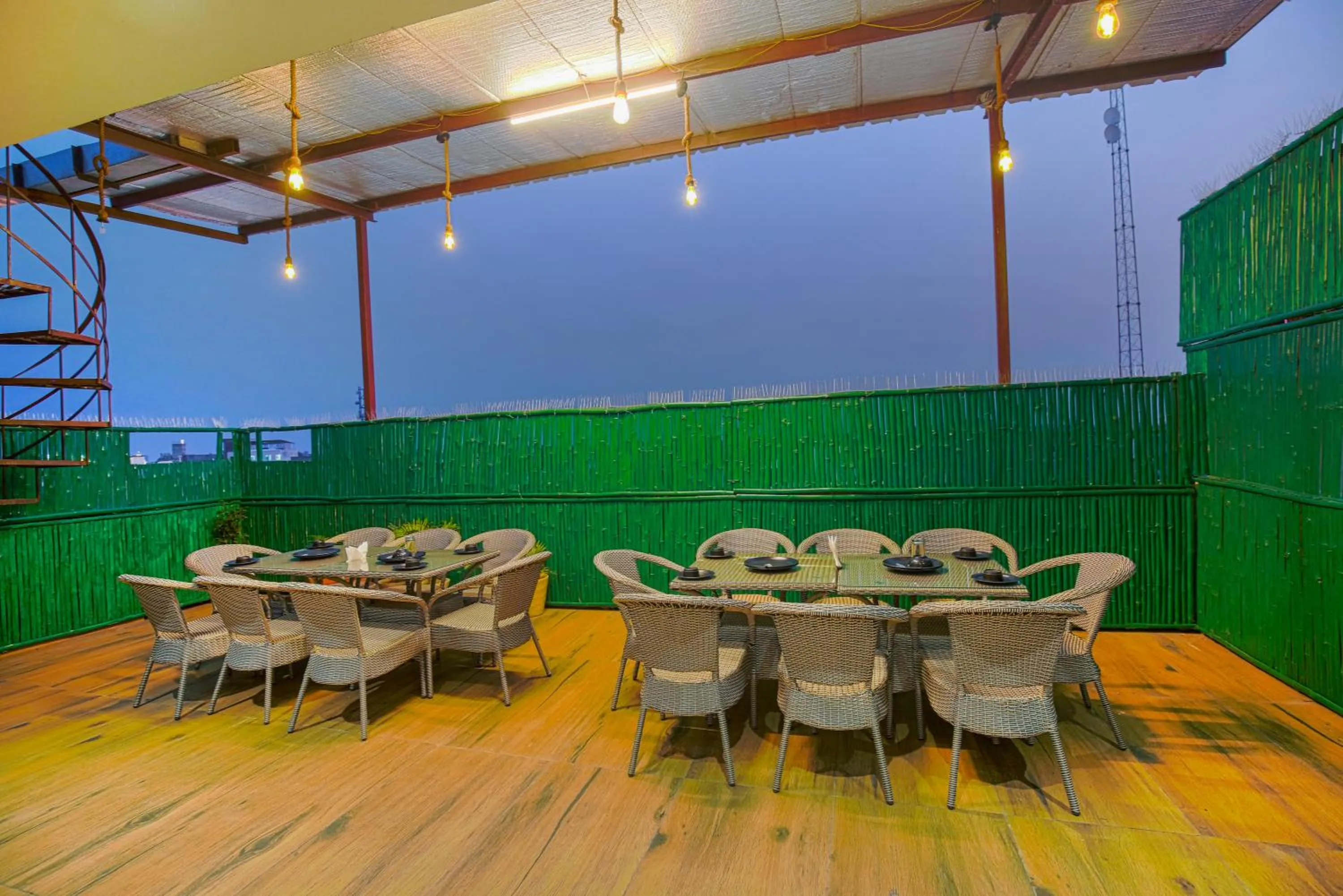 Dining area in Hotel Crown, Near Golden temple