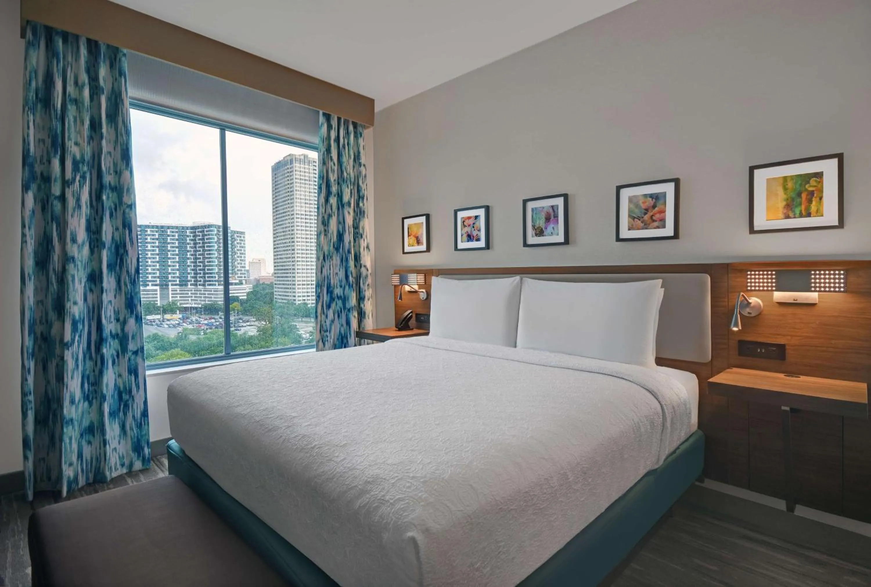 Bed in Hilton Garden Inn Houston Medical Center, TX