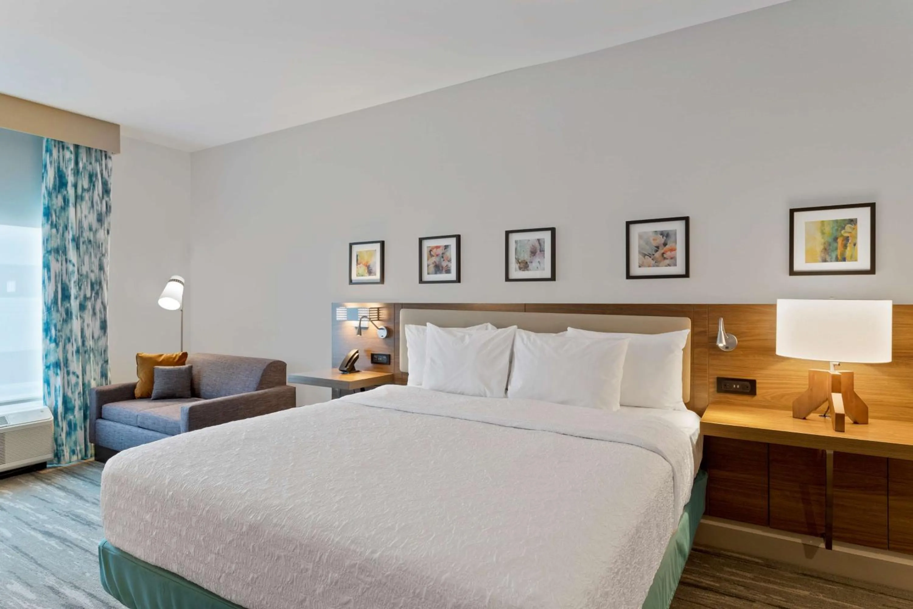 Living room, Bed in Hilton Garden Inn Houston Medical Center, TX