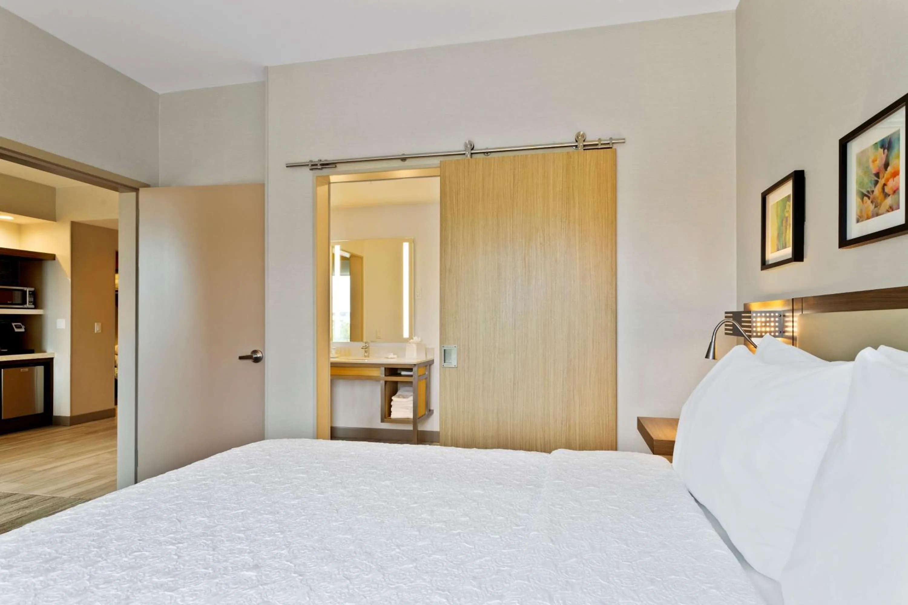 Bed in Hilton Garden Inn Houston Medical Center, TX